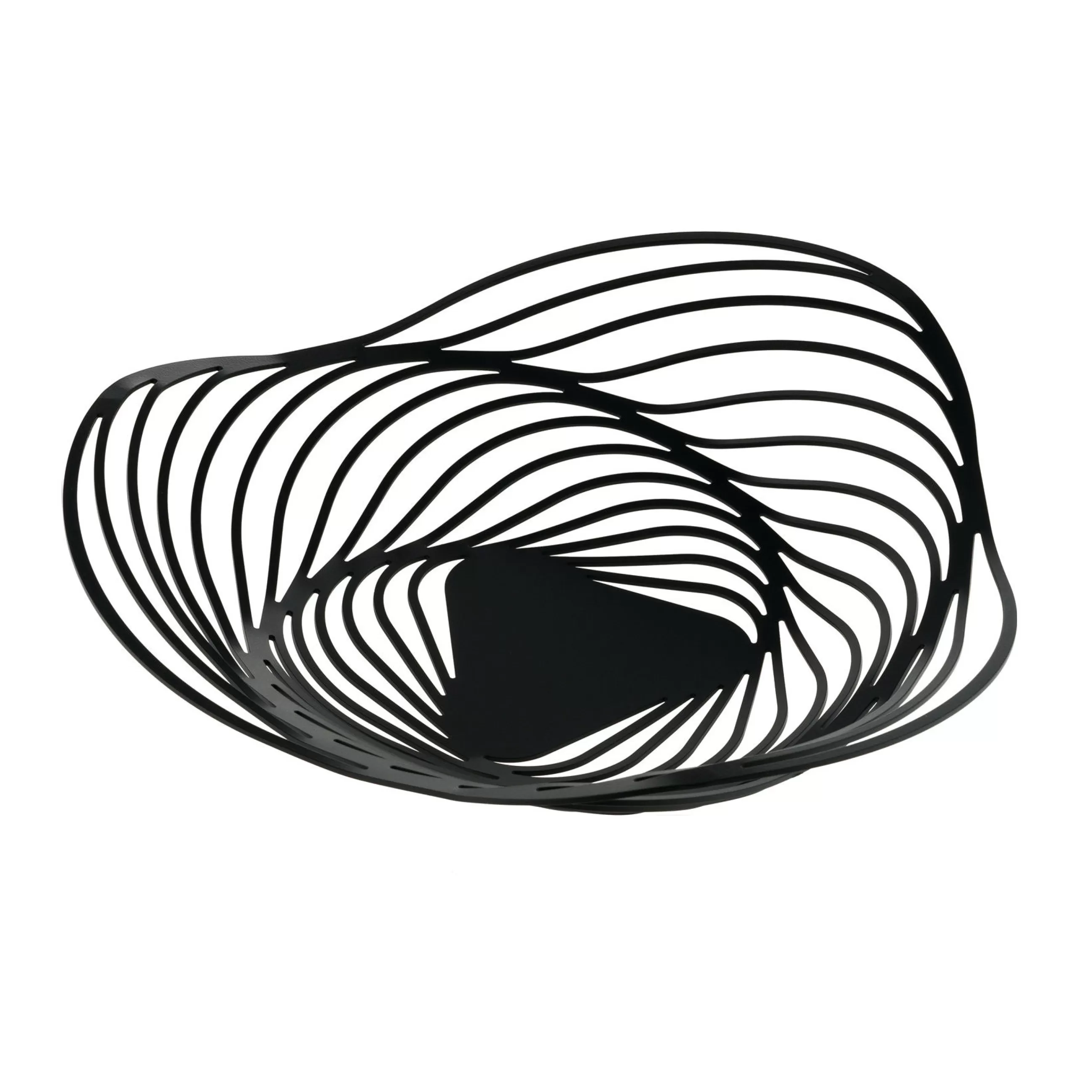 Corbeilles Centres De Table>Alessi Corbeille Trinity Metal/ O 33 X 16 Cm - Noir