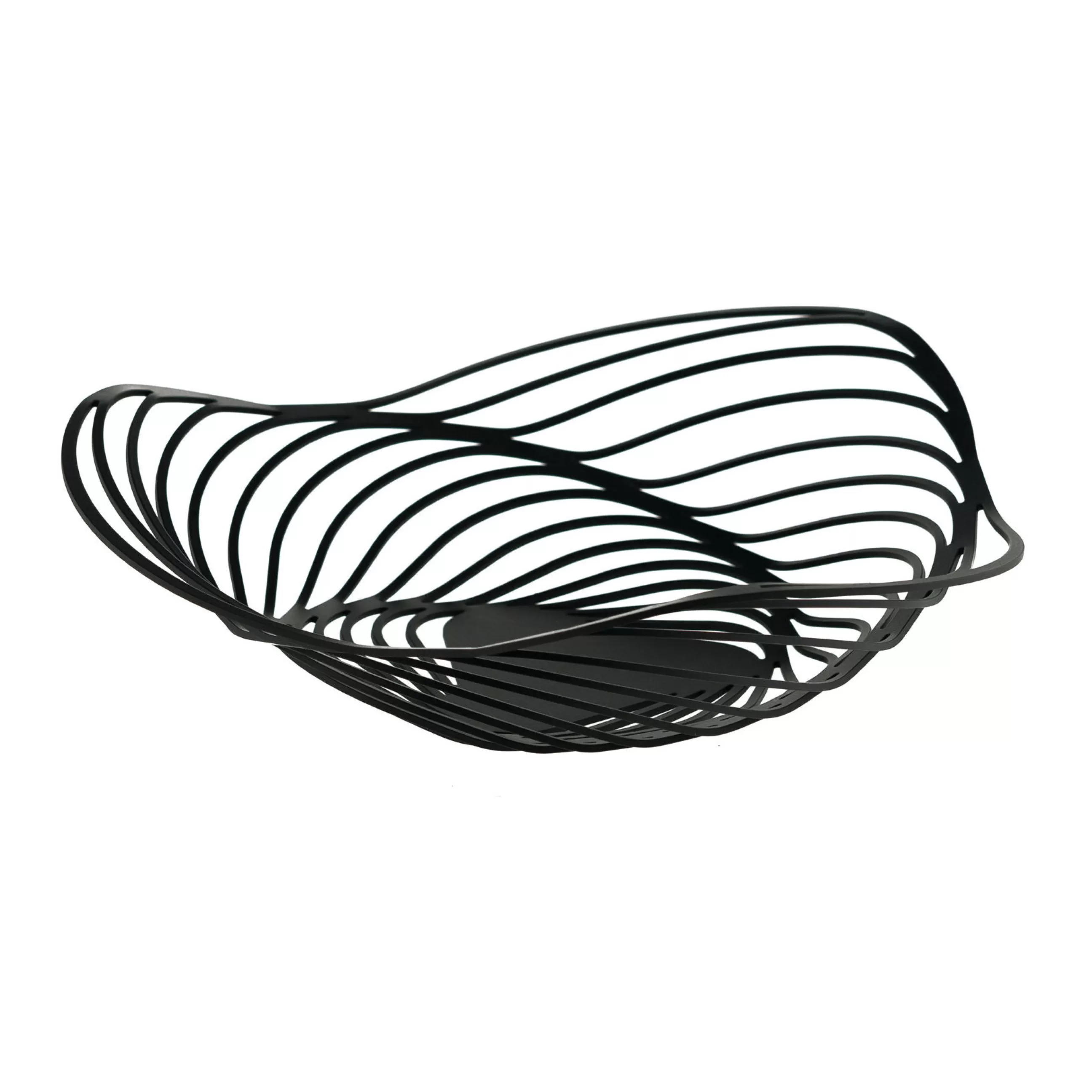 Corbeilles Centres De Table>Alessi Corbeille Trinity Metal/ O 33 X 16 Cm - Noir