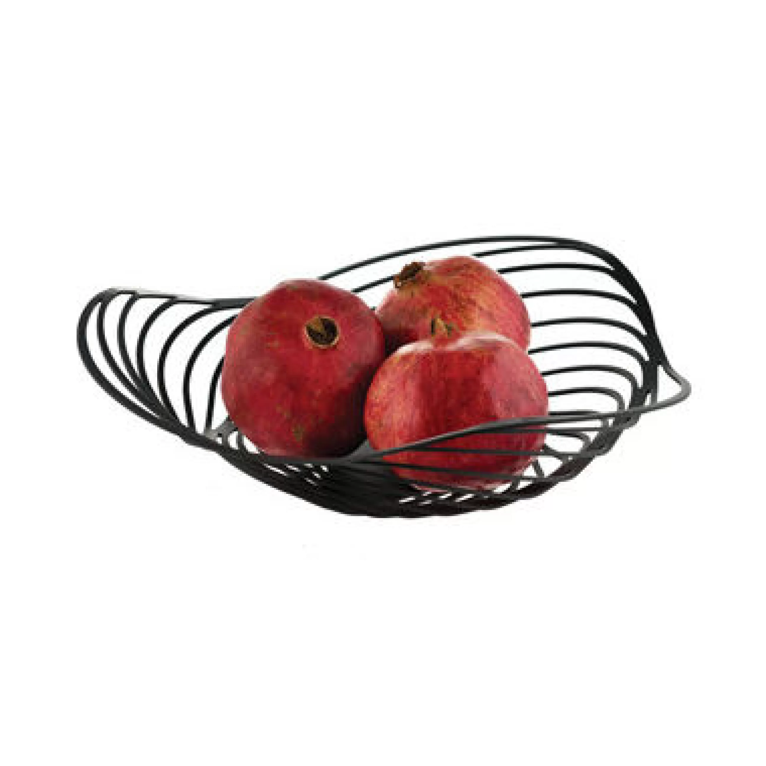 Corbeilles Centres De Table>Alessi Corbeille Trinity Metal/ O 33 X 16 Cm - Noir