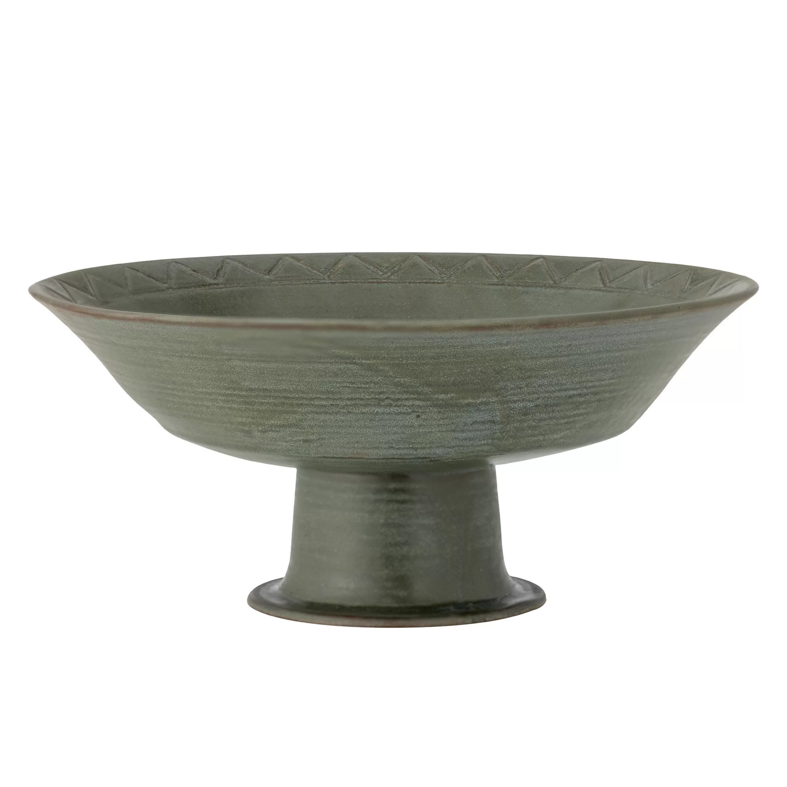 Corbeilles Centres De Table>Bloomingville Coupe Bodie Ceramique/ O 31 X H 14 Cm - Vert
