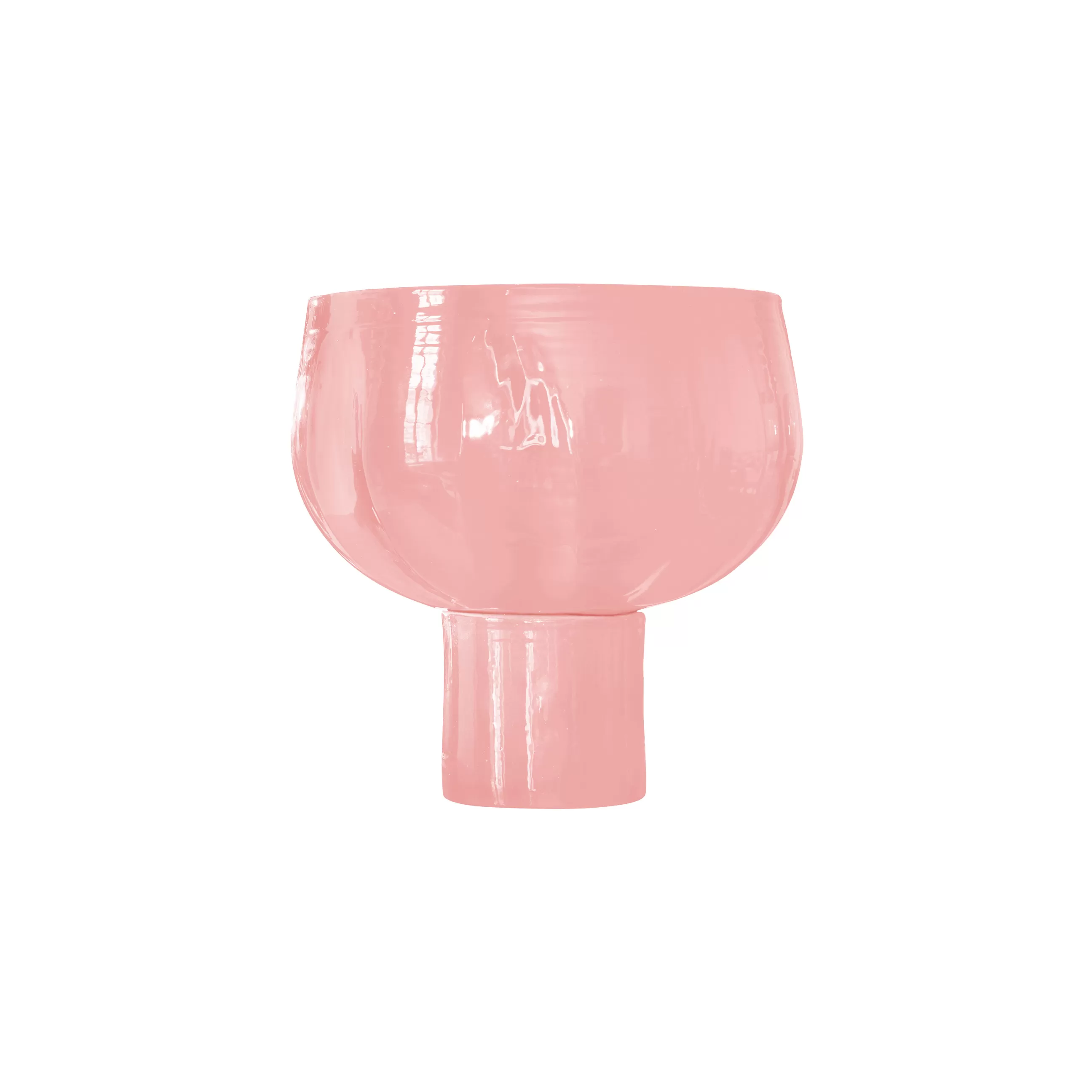 Corbeilles Centres De Table>POPUS EDITIONS Coupe Emy Ceramique/ O 29 X H 31 Cm - Fait Main - Rose