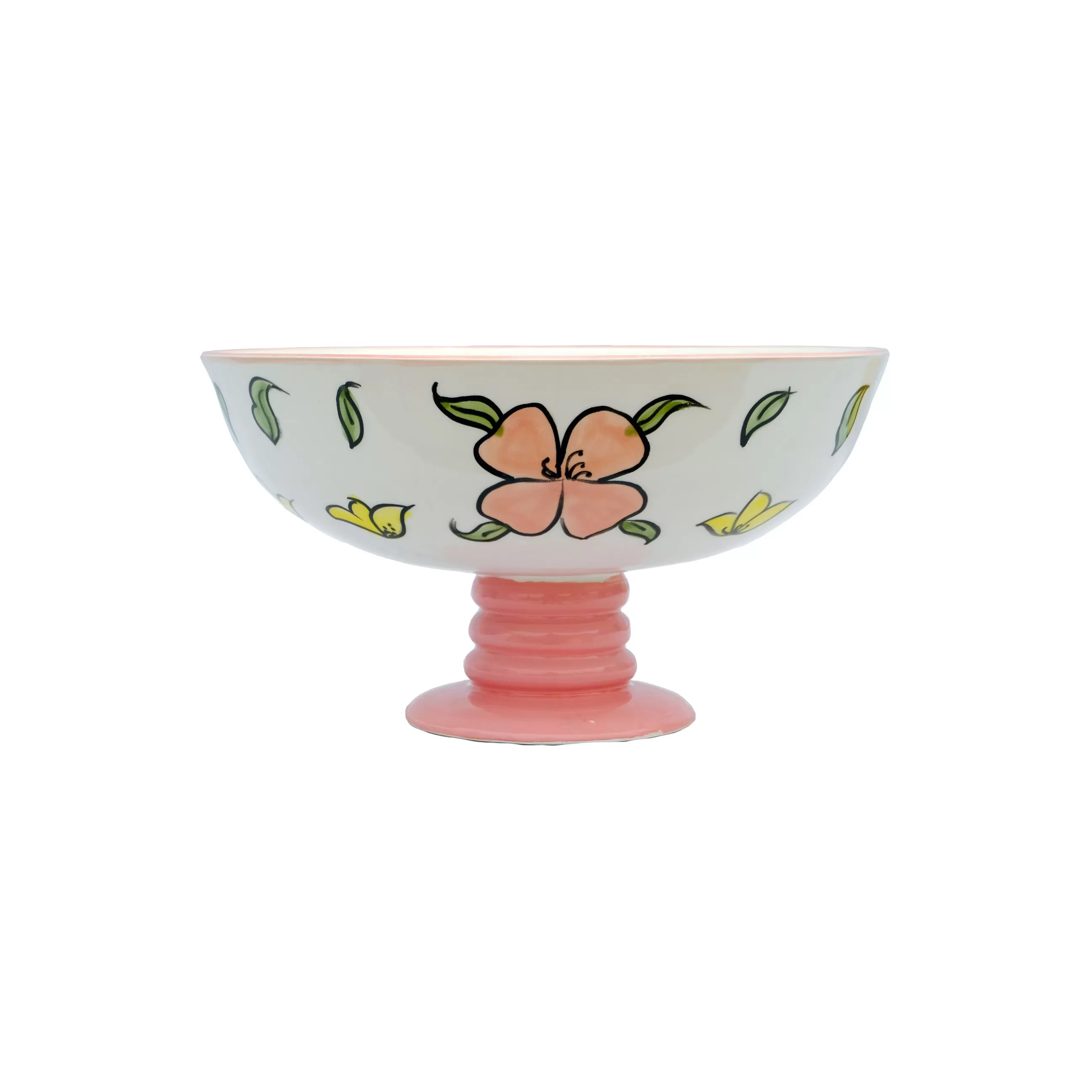 Corbeilles Centres De Table>POPUS EDITIONS Coupe Flower Ceramique/ O 30 X H 16 Cm - Fait Main - Multicolore