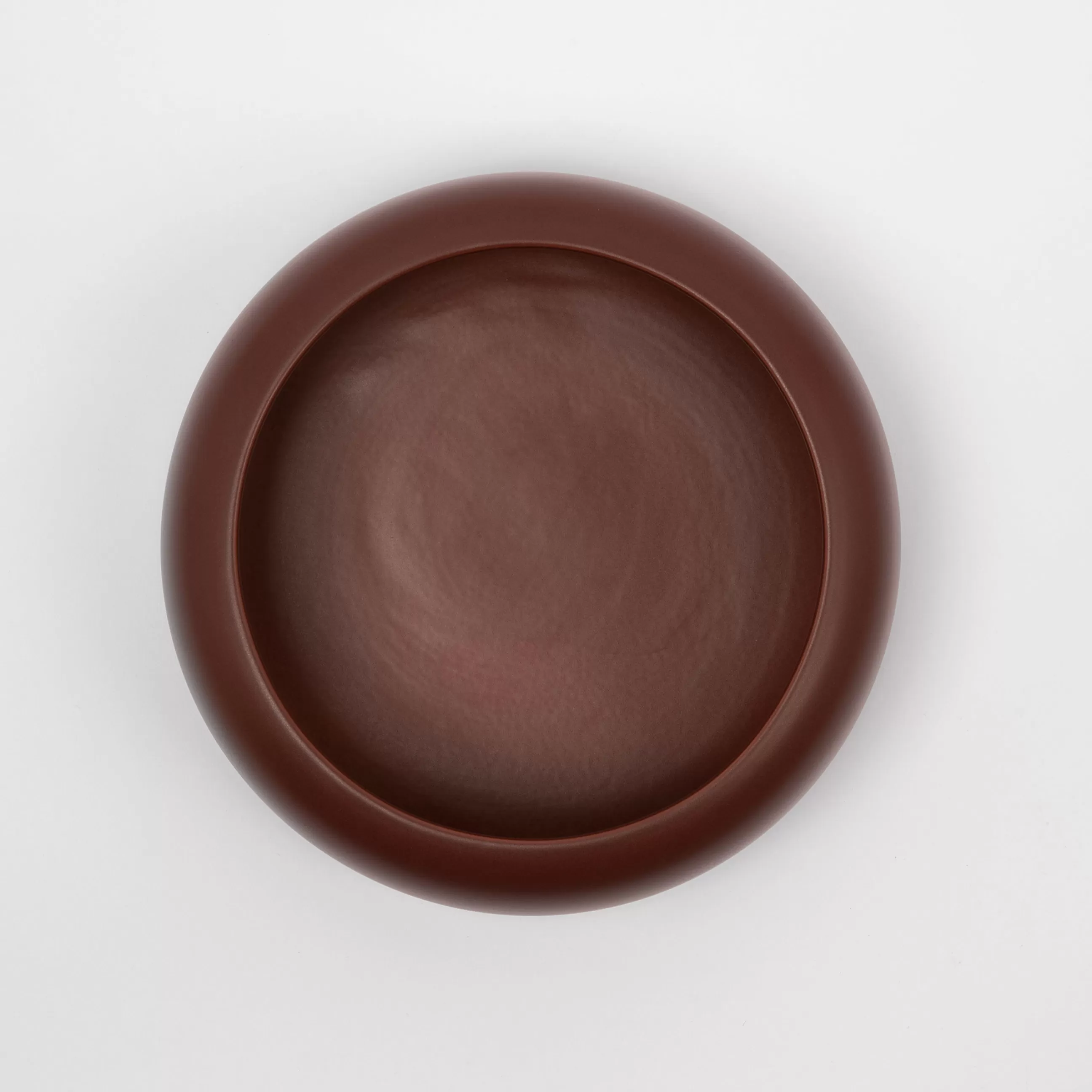 Corbeilles Centres De Table>raawii Coupe Omar 01 Ceramique Marron Beige / Small - O 23,5 X H 9,5 Cm / Fait Main - Fauve