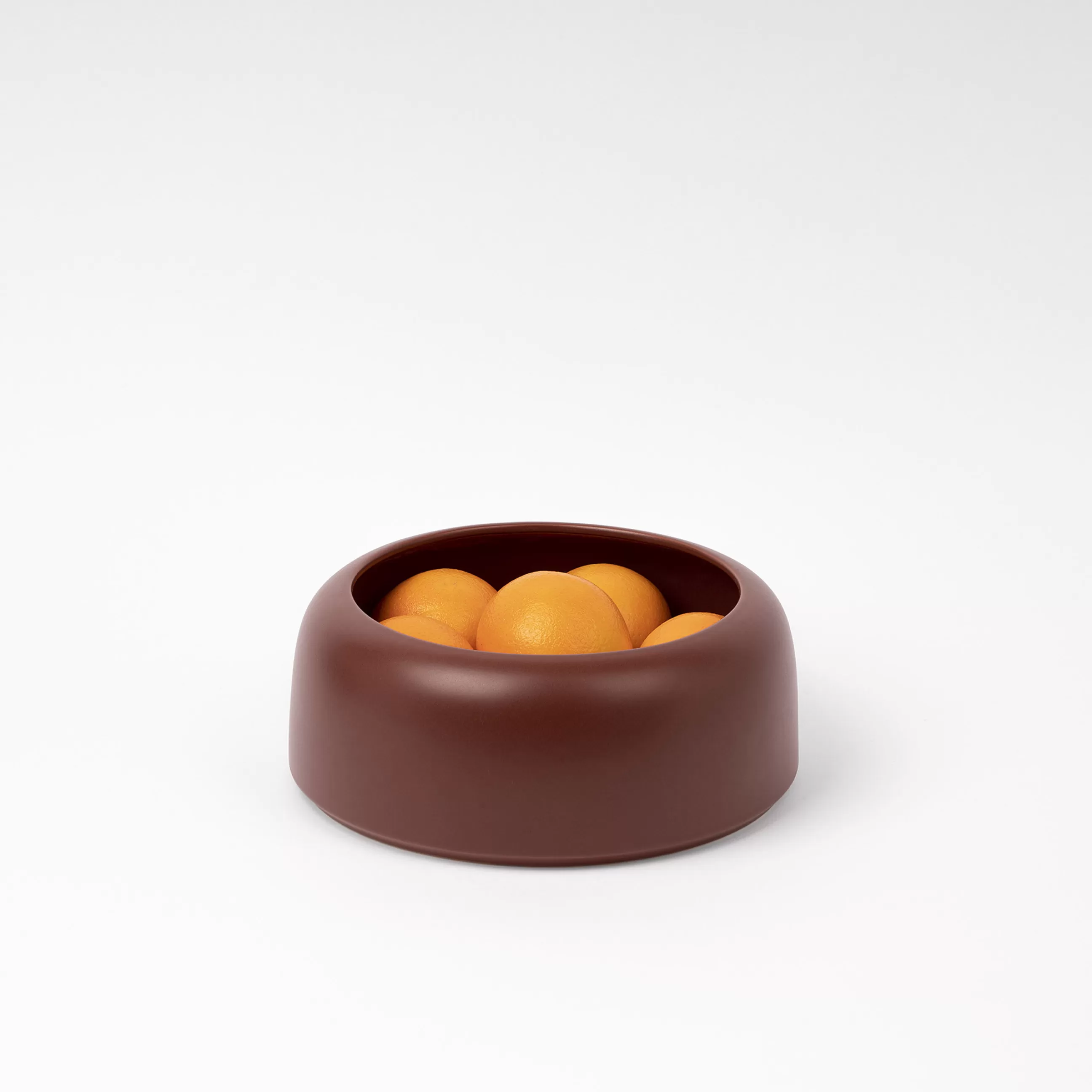 Corbeilles Centres De Table>raawii Coupe Omar 01 Ceramique Marron Beige / Small - O 23,5 X H 9,5 Cm / Fait Main - Fauve