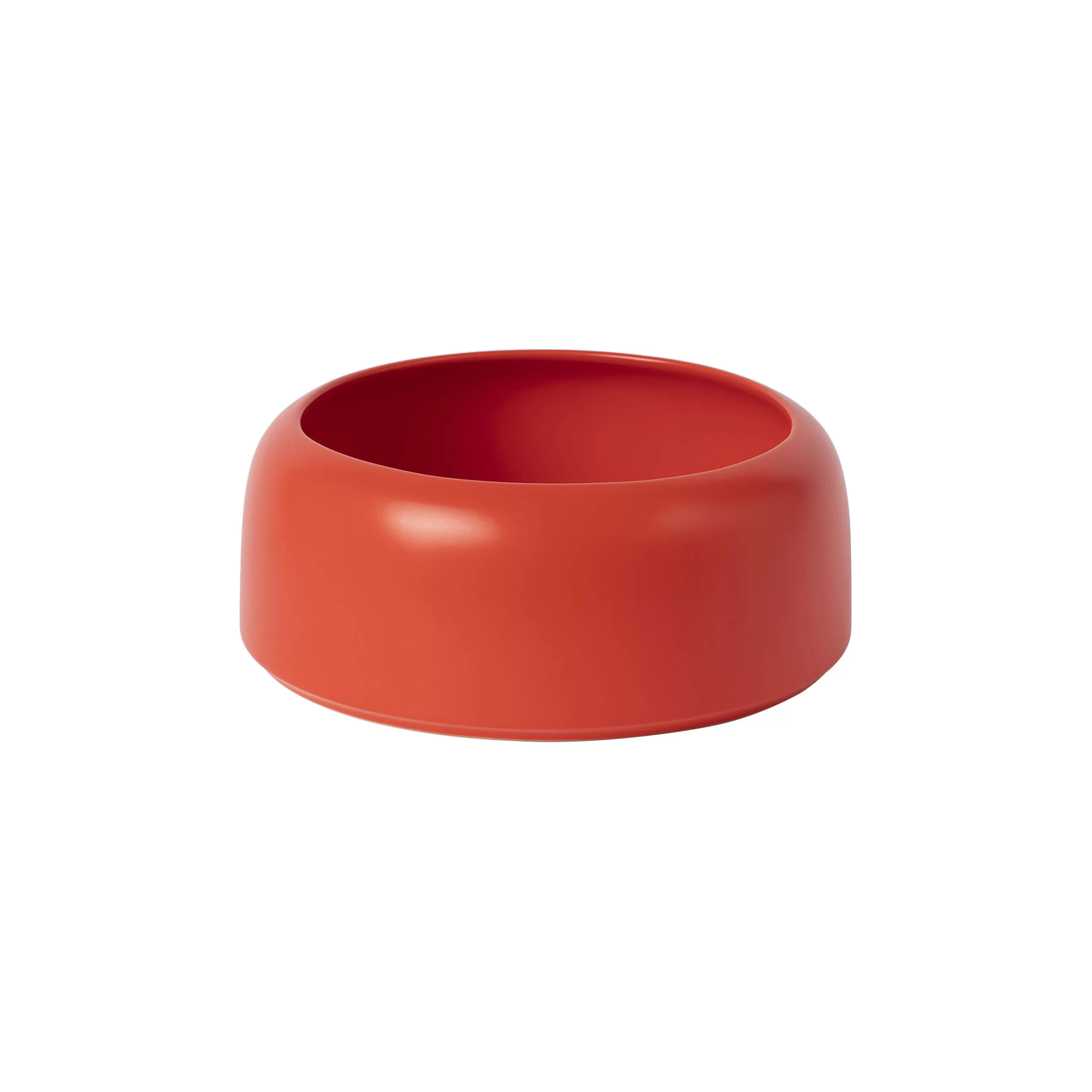 Corbeilles Centres De Table>raawii Coupe Omar 01 Ceramique Rose Orange / Small - O 23,5 X H 9,5 Cm / Fait Main - Corail Soutenu