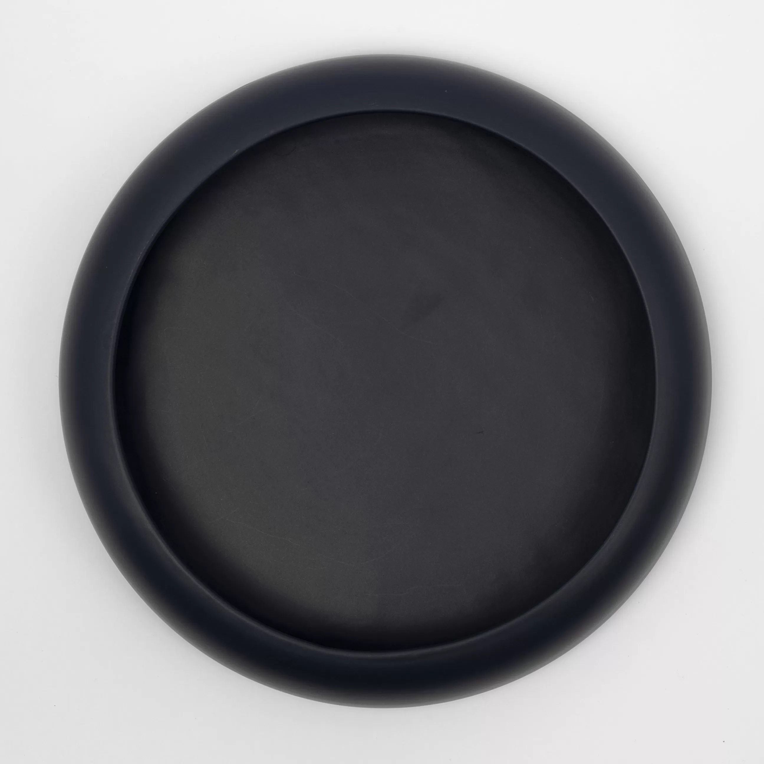 Corbeilles Centres De Table>raawii Coupe Omar 02 Ceramique Bleu / Plat - Large / O 30,8 X H 6,3 Cm - Fait Main - Bleu Fonce