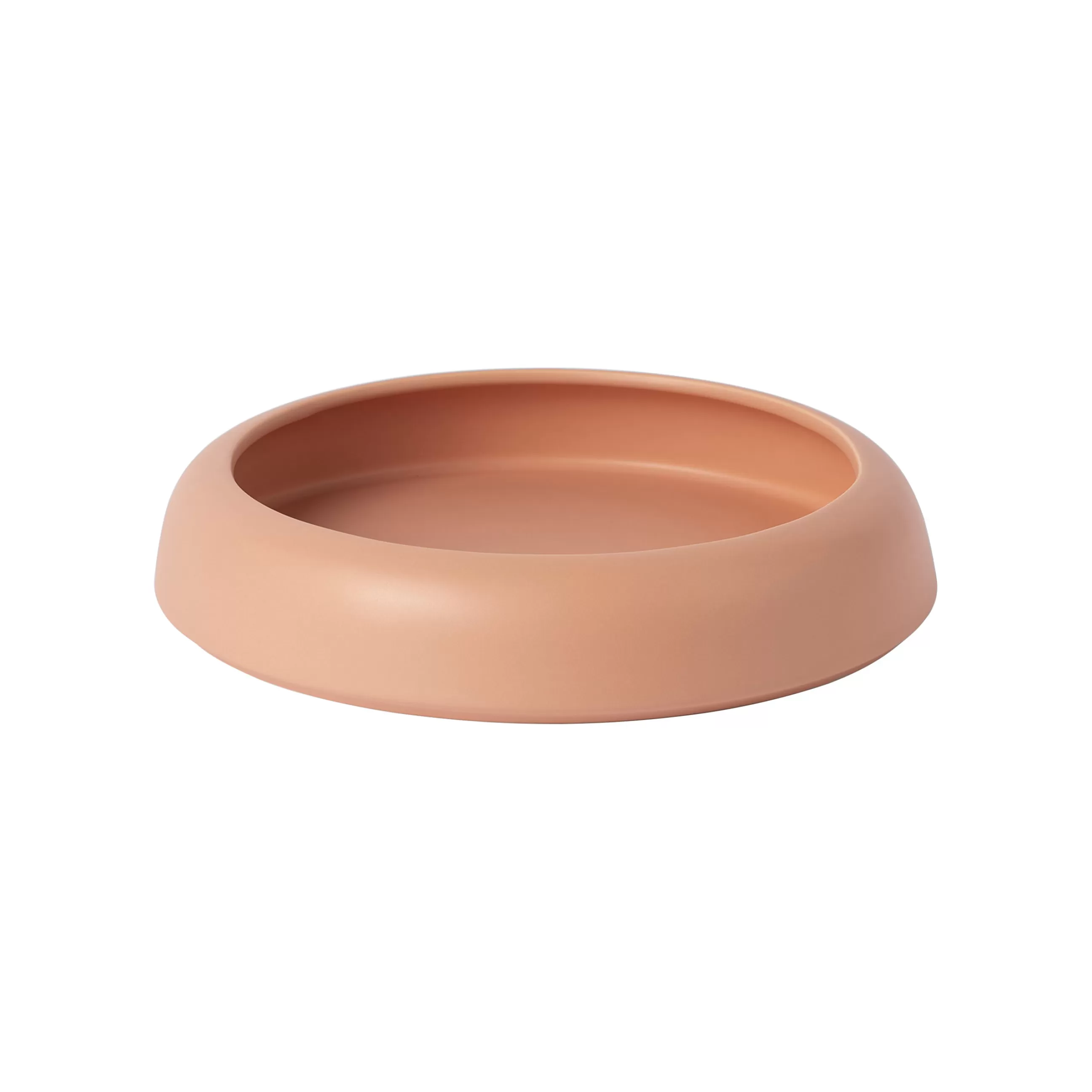 Corbeilles Centres De Table>raawii Coupe Omar 02 Ceramique Rose / Plat - Large / O 30,8 X H 6,3 Cm - Fait Main - Rose Nude