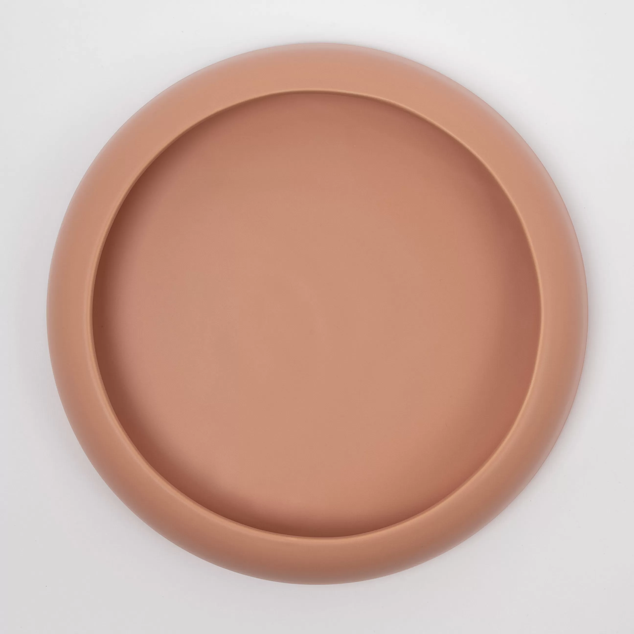 Corbeilles Centres De Table>raawii Coupe Omar 02 Ceramique Rose / Plat - Large / O 30,8 X H 6,3 Cm - Fait Main - Rose Nude
