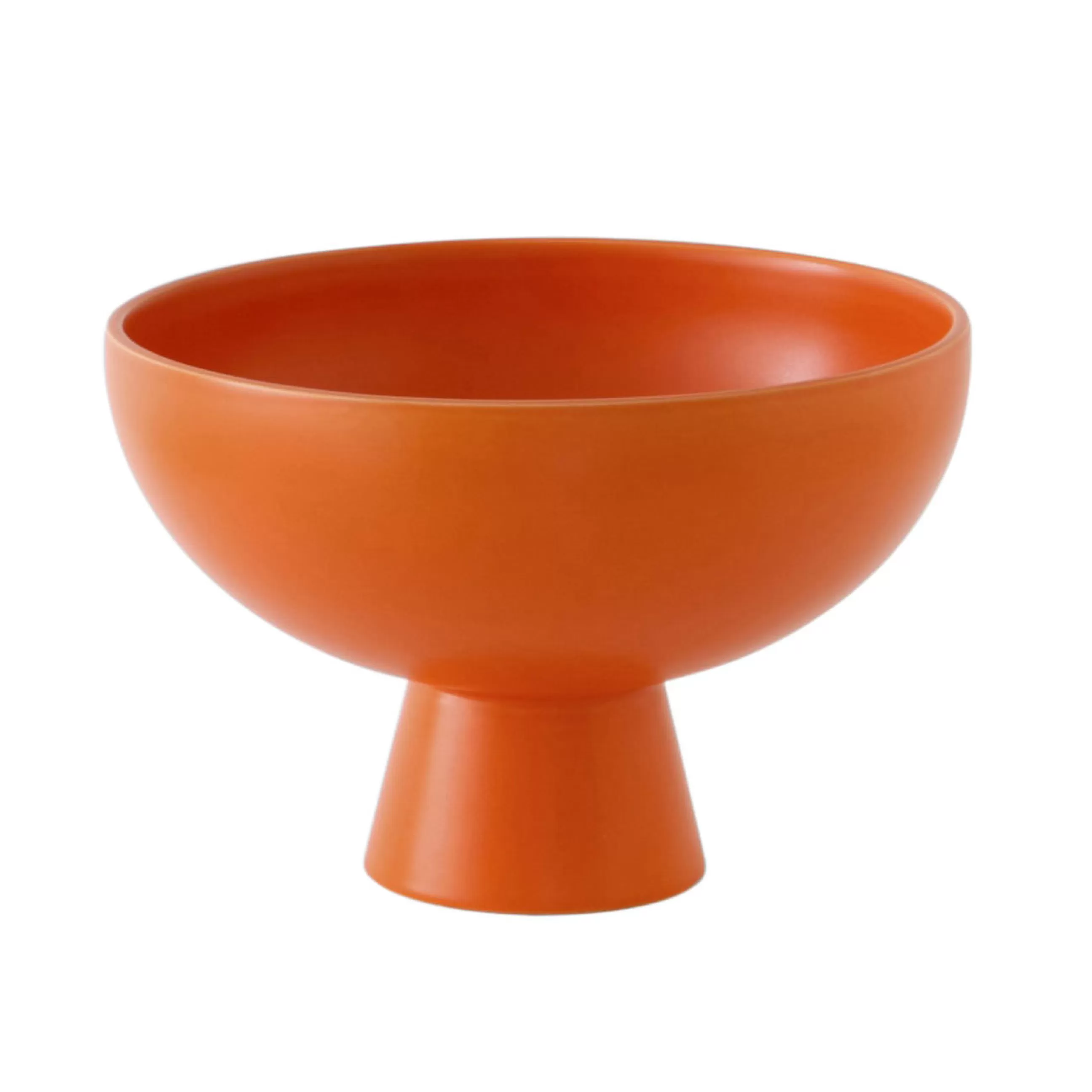Corbeilles Centres De Table>raawii Coupe Strom Large Ceramique Orange / O 22 Cm - Ceramique / Fait Main - Orange Vibrant