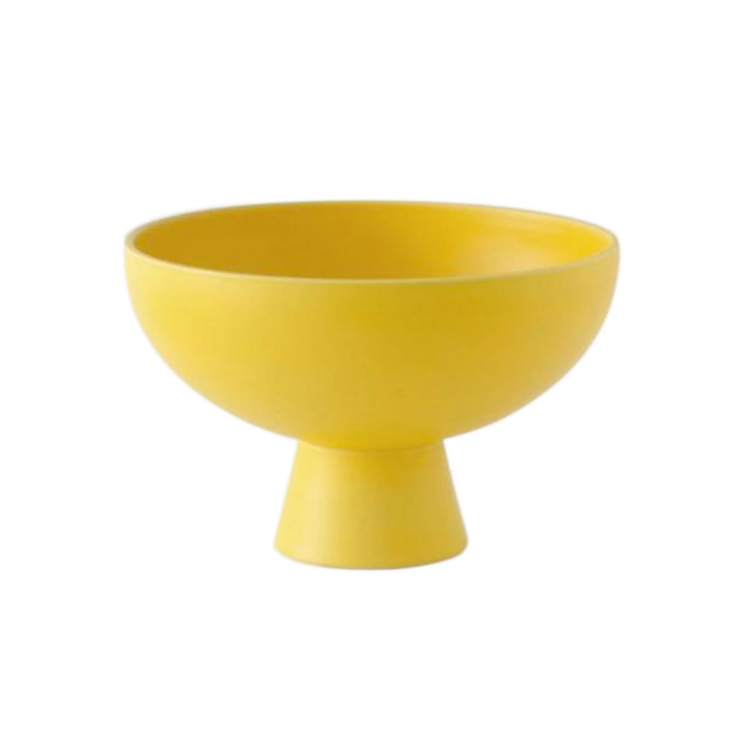 Corbeilles Centres De Table>raawii Coupe Strom Medium Ceramique Jaune / O 19 Cm - Ceramique / Fait Main - Jaune Freesia