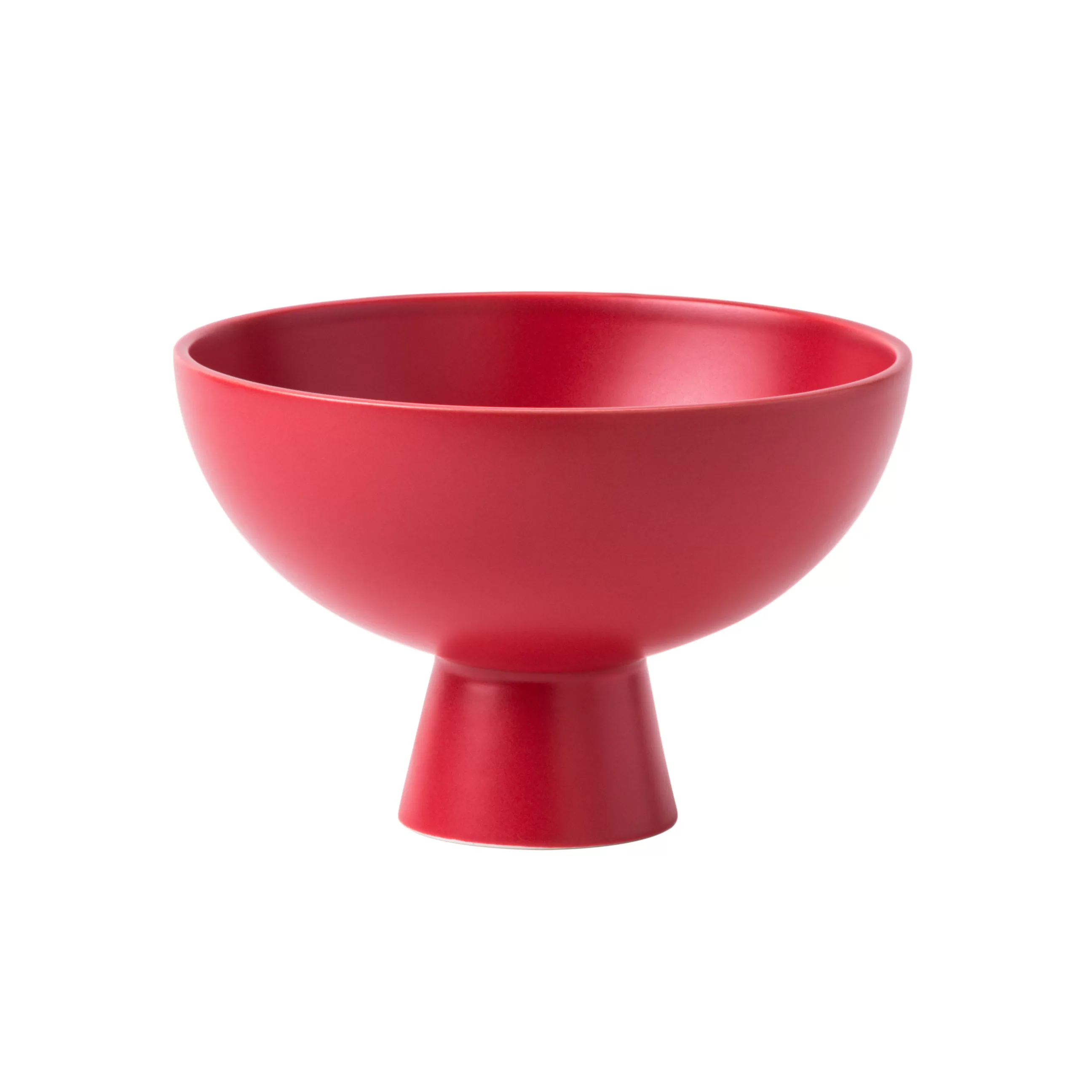 Corbeilles Centres De Table>raawii Coupe Strom Medium Ceramique Rouge / O 19 Cm - Ceramique / Fait Main - Rouge Salsa