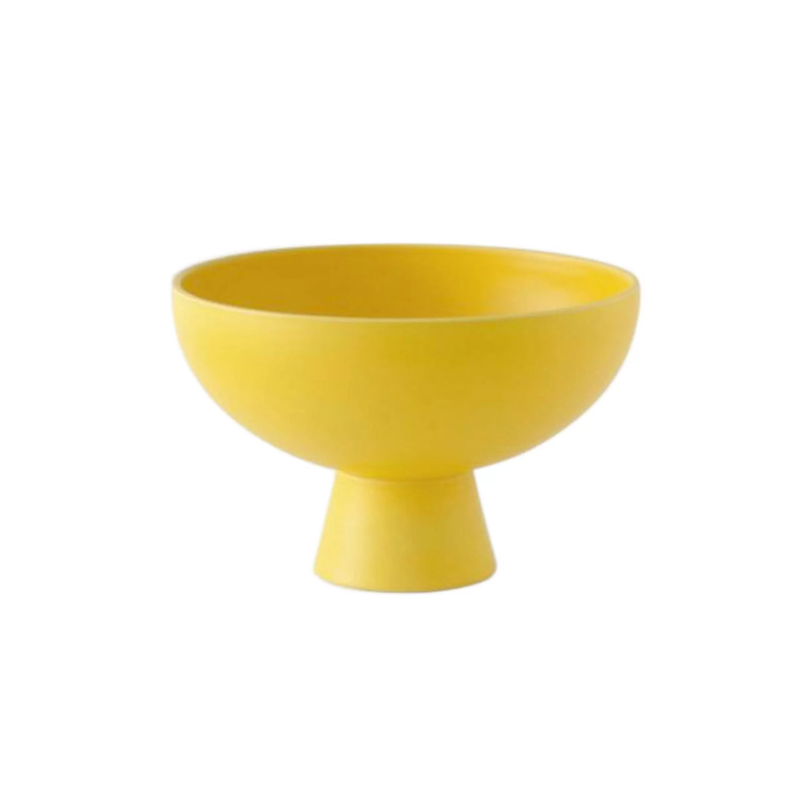 Corbeilles Centres De Table>raawii Coupe Strom Small Ceramique Jaune / O 15 Cm - Ceramique / Fait Main - Jaune Freesia
