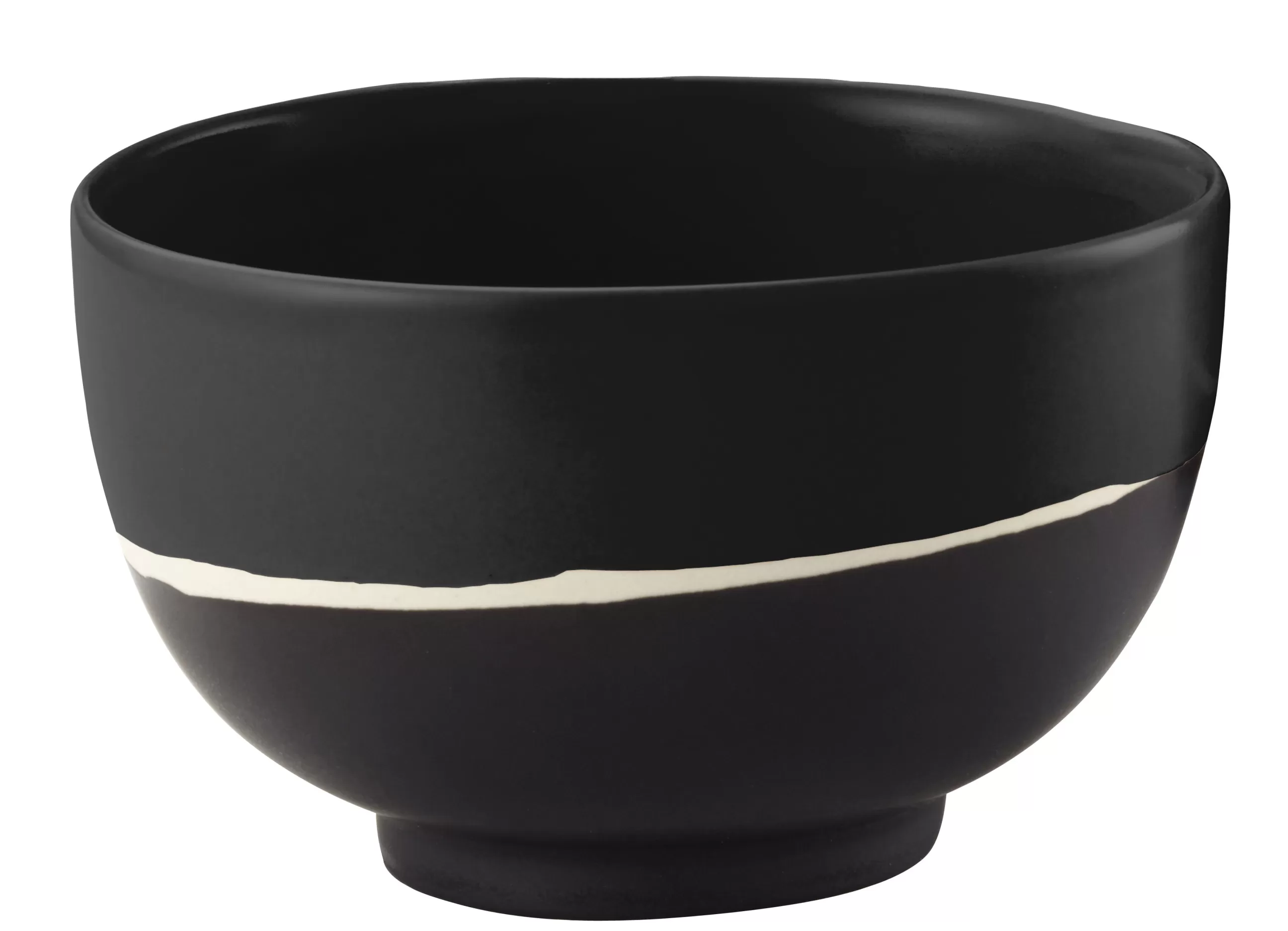 Saladiers Coupes Et Bols>Maison Sarah Lavoine Coupelle Sicilia Ceramique Noir / O 8,5 Cm - Blanc - Radis Noir