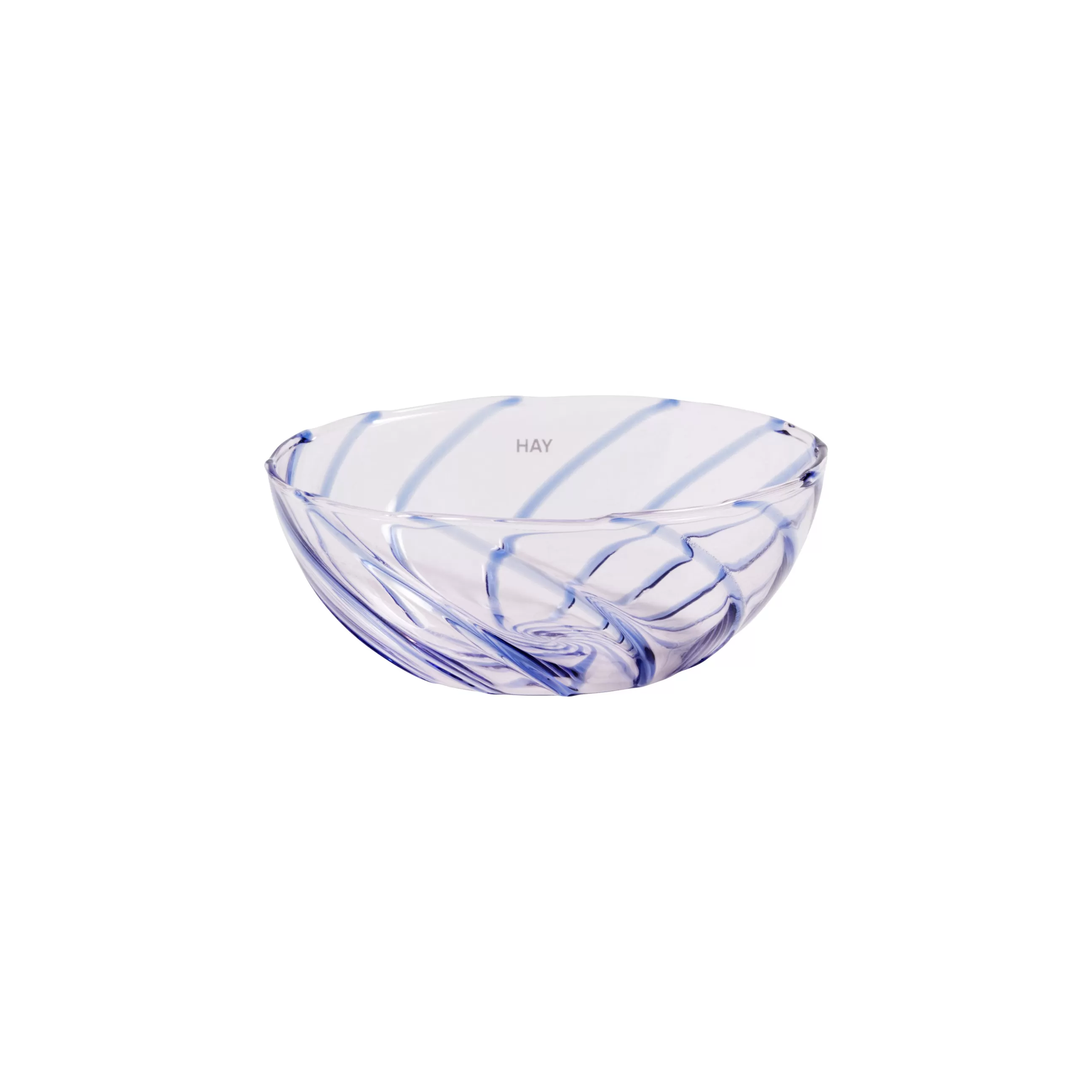 Saladiers Coupes Et Bols>Hay Coupelle Spin Verre Blanc Transparent / Set De 2 - Verre - Bleu - Bleu Clair