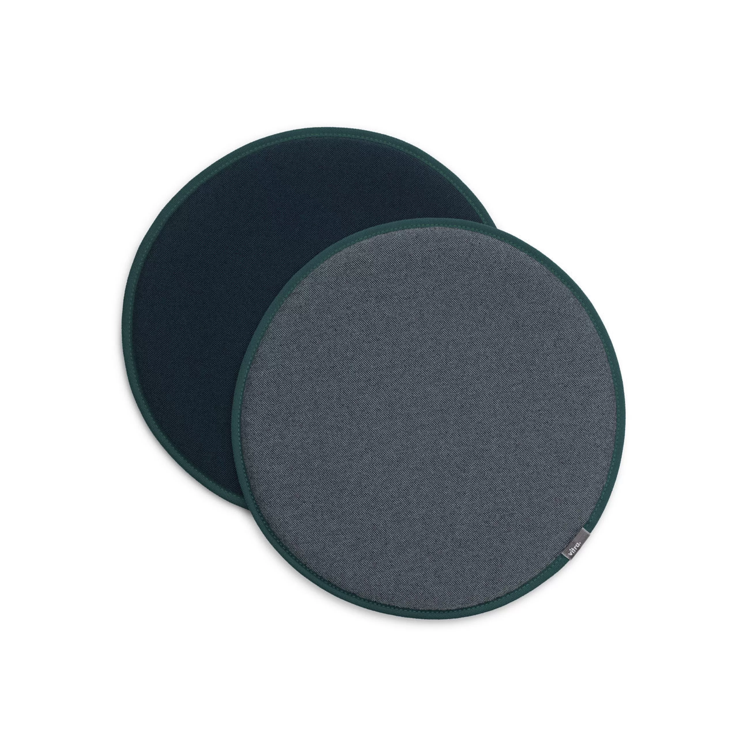 Déco Textile>Vitra Coussin D'Assise Seat Dots Tissu Bleu / O 38 Cm - Reversible - Bleu Glacial - Petrole