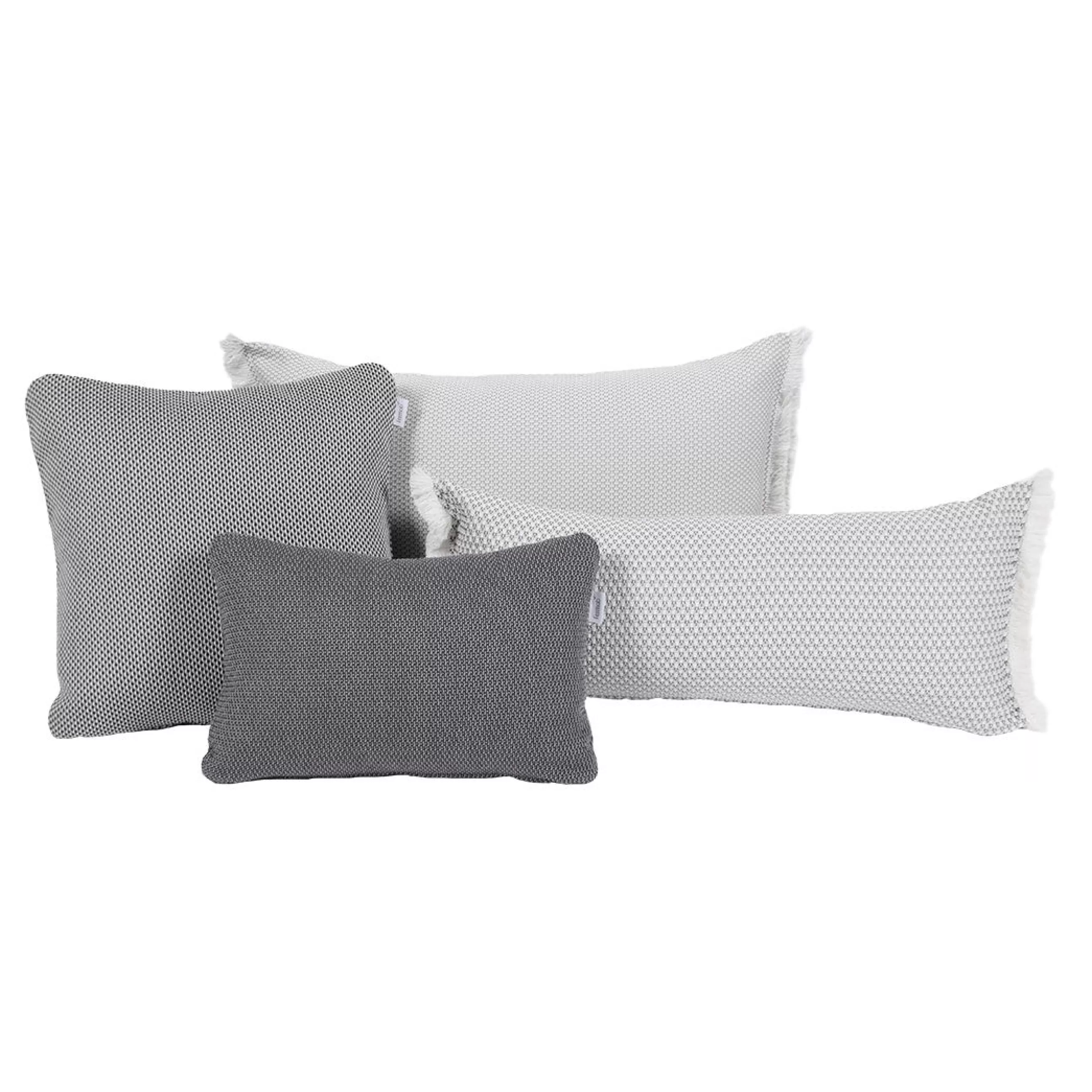 Poufs Coussins Tapis D'extérieur>Fermob Coussin D'extérieur Evasion Tissu Gris Noir / 44 X 44 Cm - Carbone