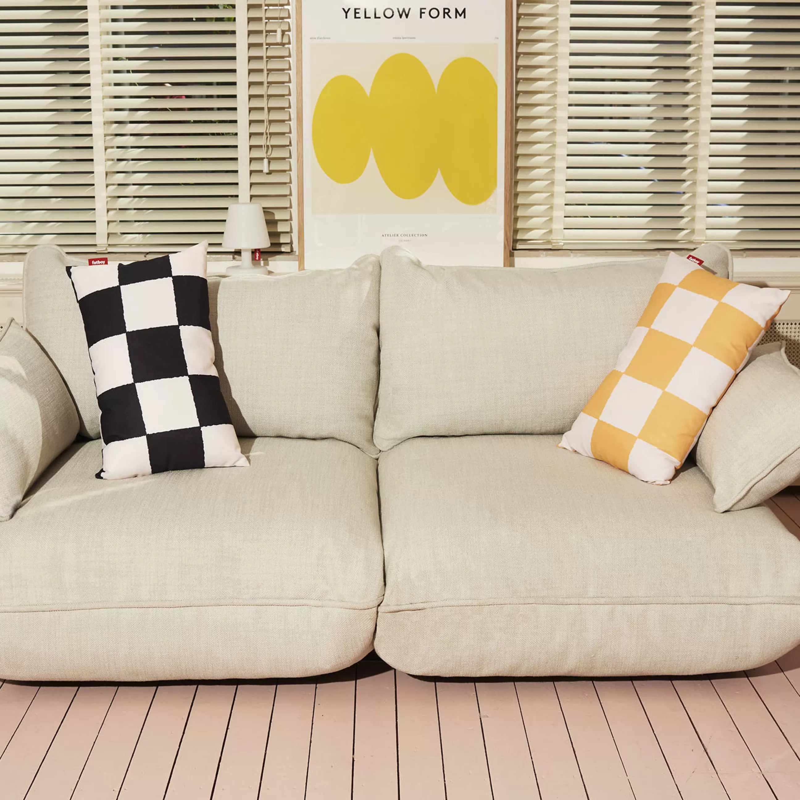 Déco Textile>Fatboy Coussin D'extérieur King Outdoor Tissu / 66 X 40 Cm - Jaune