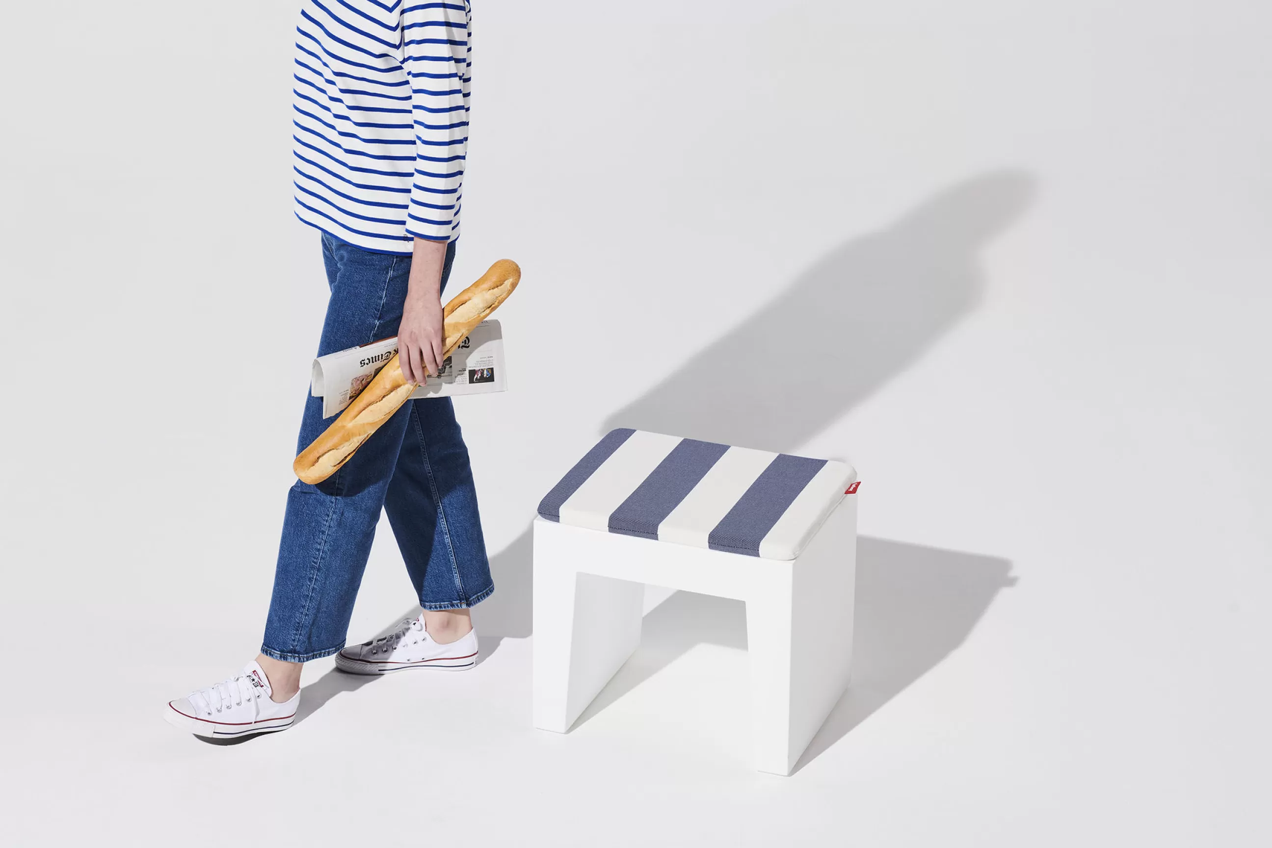 Déco Textile>Fatboy Coussin D'extérieur  Tissu Bleu / Pour Tabouret Concrete Seat - Tissu Olefin - Bleu Storm