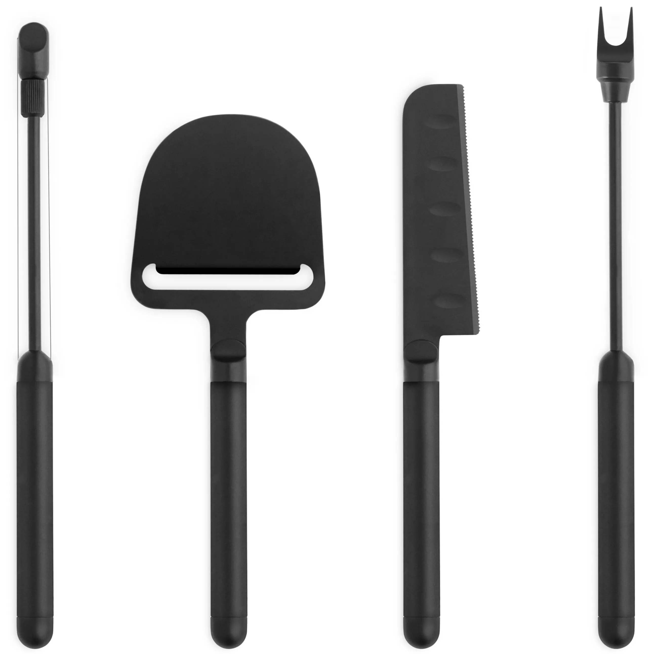 Couteaux Et Planches À Découper>Normann Copenhagen Couteau A Fromage Pebble Cheese Metal Ceramique/ Pour Fromages A Pate Molle - Noir