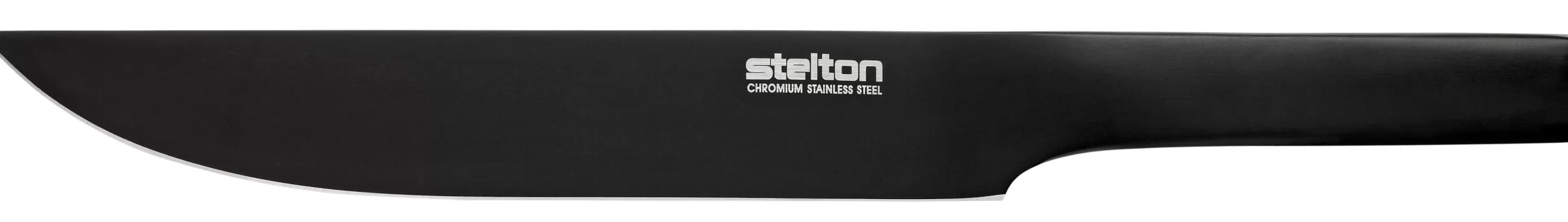 Couteaux Et Planches À Découper>Stelton Couteau Pure Black Metal/ A Viande - L 36 Cm - Noir