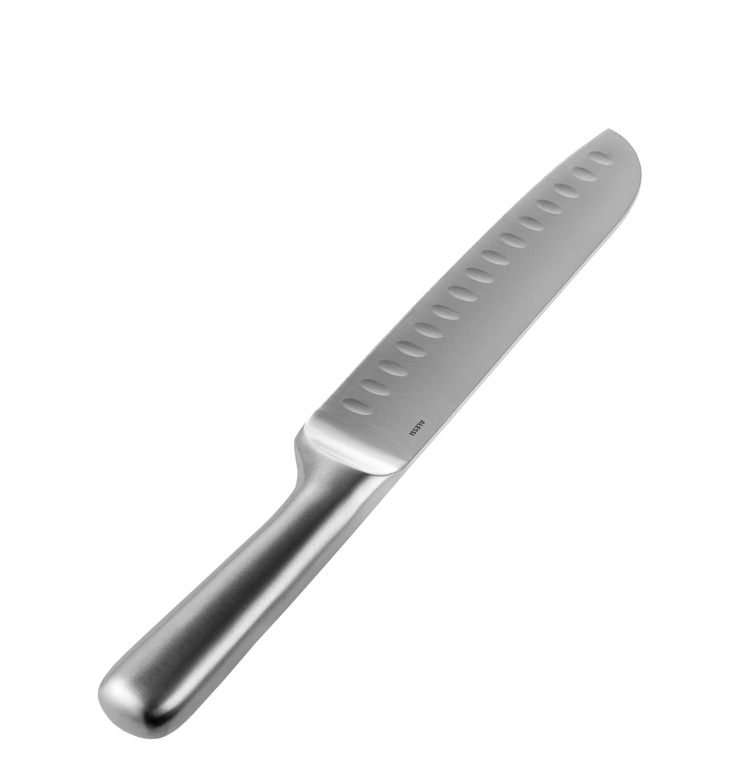 Couteaux Et Planches À Découper>Alessi Couteau Santoku Mami Metal / Grand - L 32 Cm - Acier