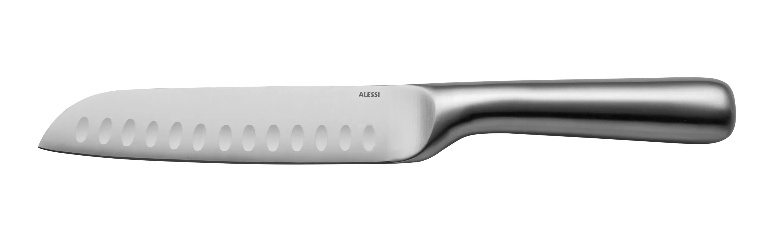 Couteaux Et Planches À Découper>Alessi Couteau Santoku Mami Metal / Petit - L 26 Cm - Acier