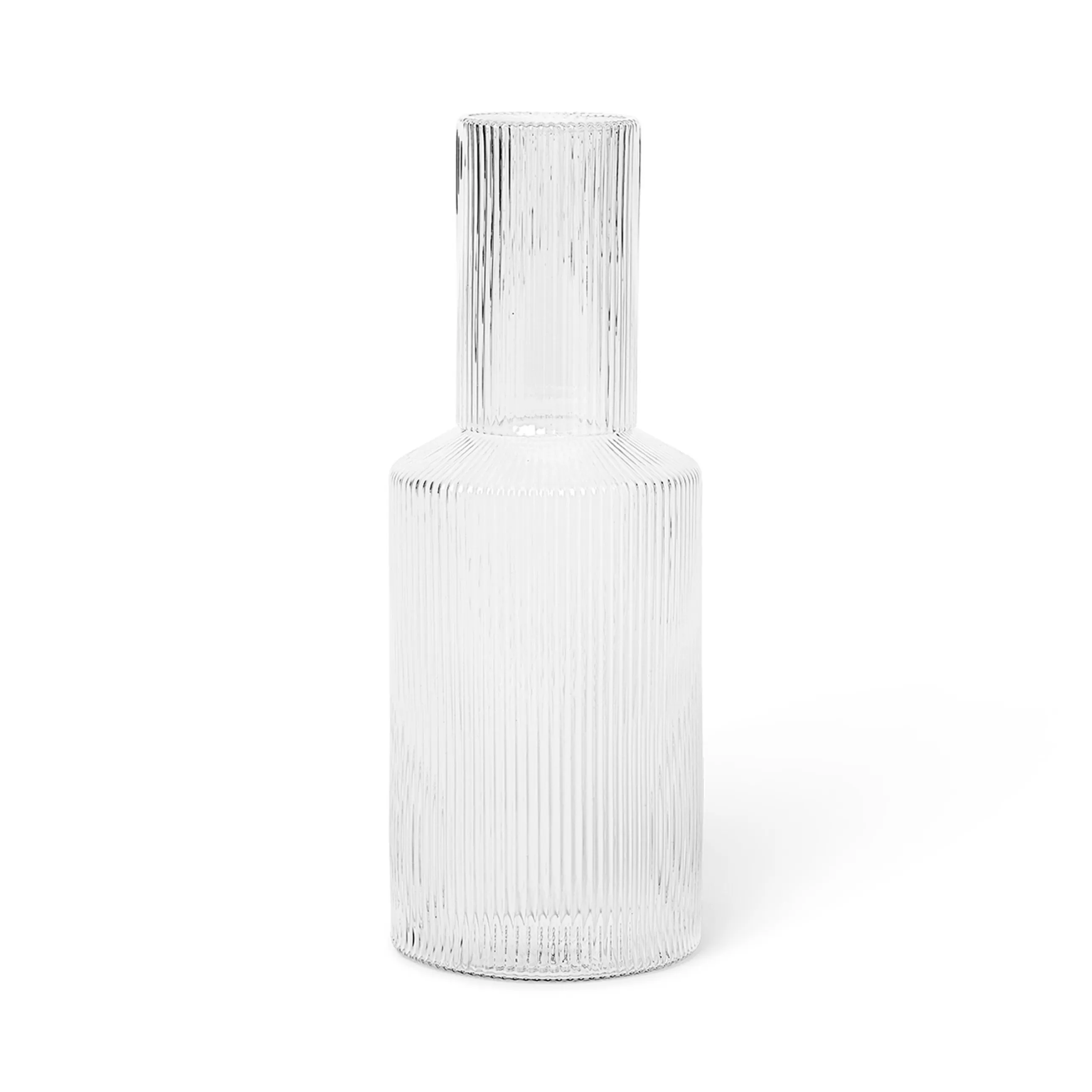 Carafes Et Décanteurs>Ferm Living Couvercle  Verrepour Carafe Ripple / Verre - Transparent