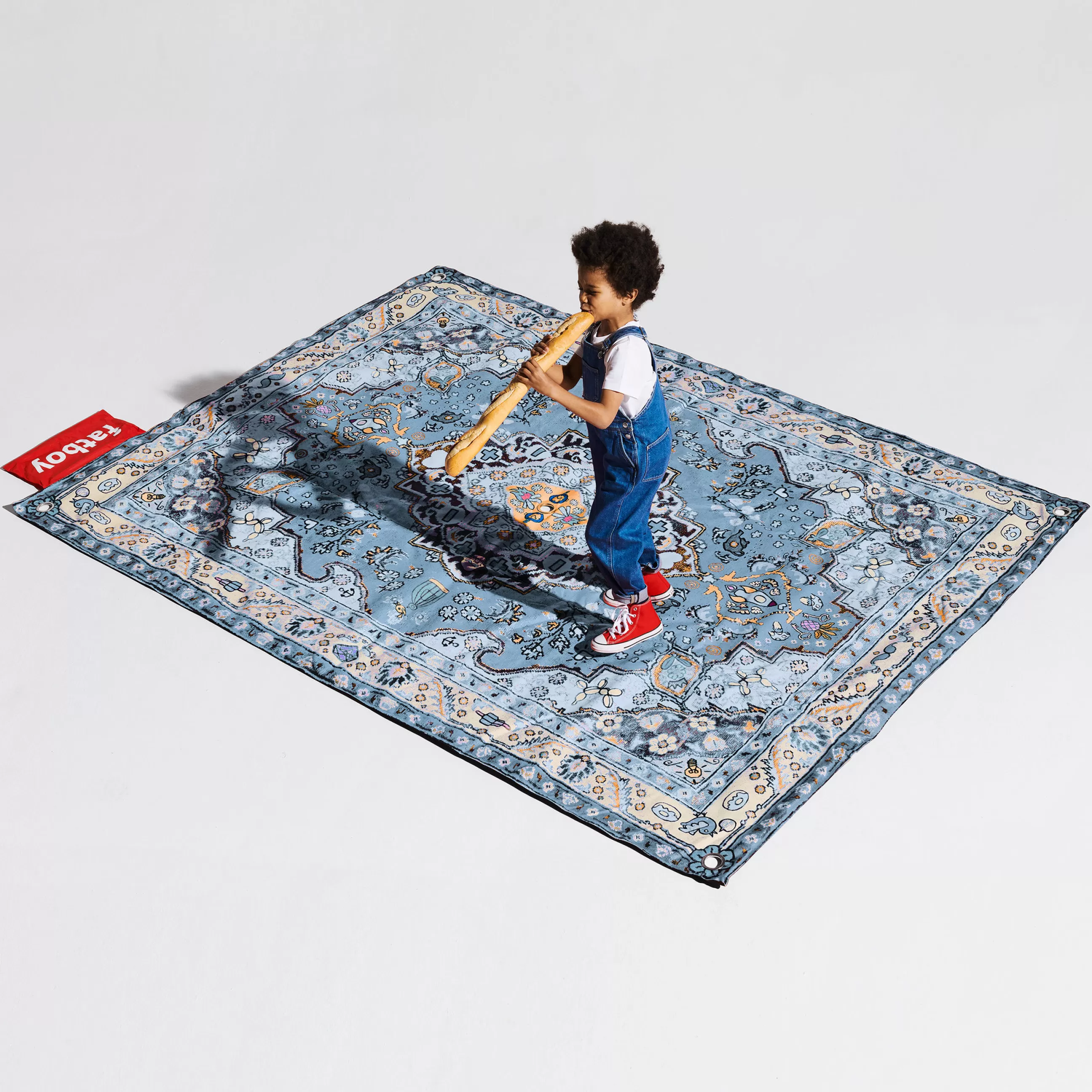 Jeux Et Loisirs>Fatboy Couverture De Pique-Nique Picnic Lounge Tissu / 210 X 280 Cm - Rembourre - Bleu