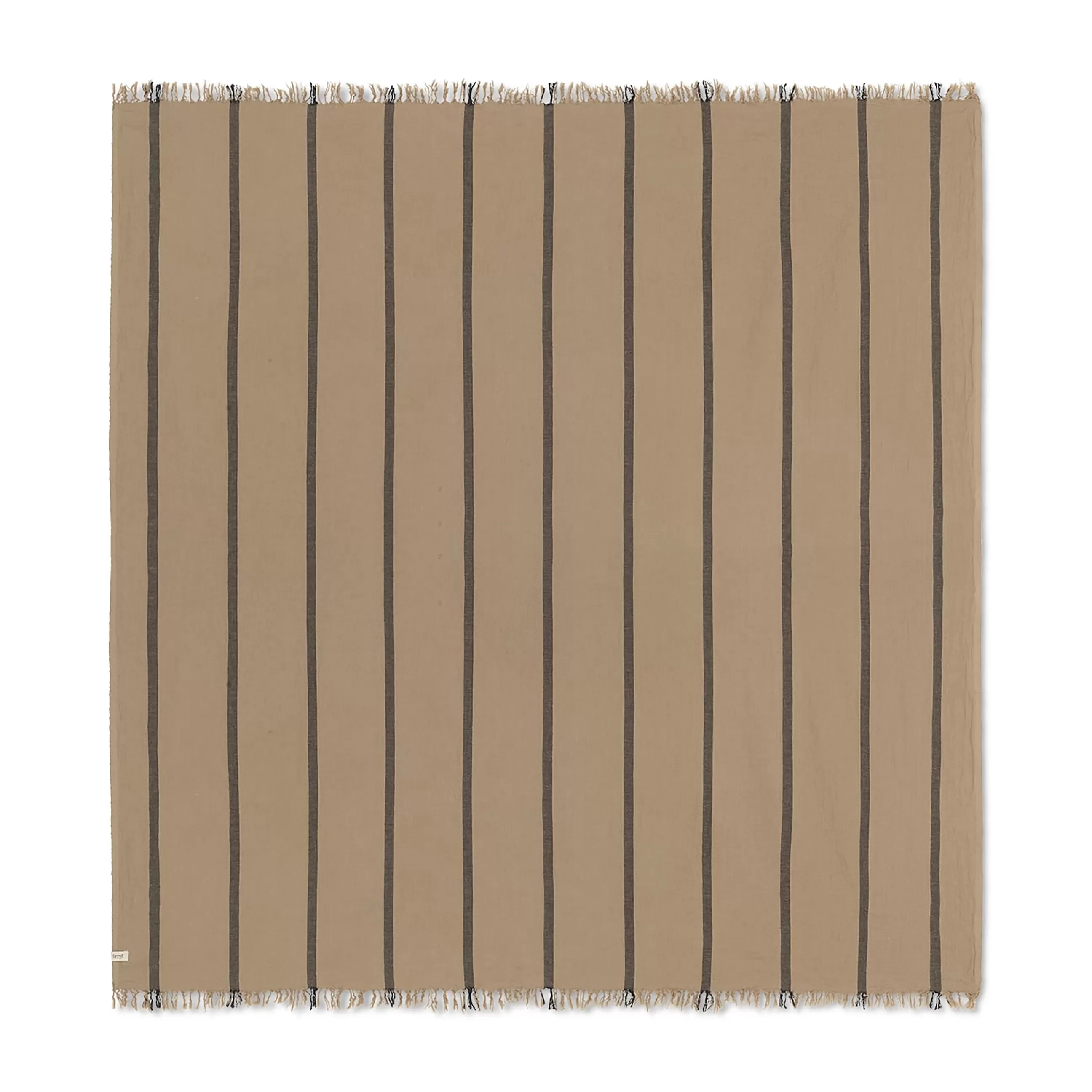 Jeux Et Loisirs>Ferm Living Couverture De Pique-Nique Yard Picnic Tissu Beige / 180 X 180 Cm - Sangle De Transport - Noir - Sable