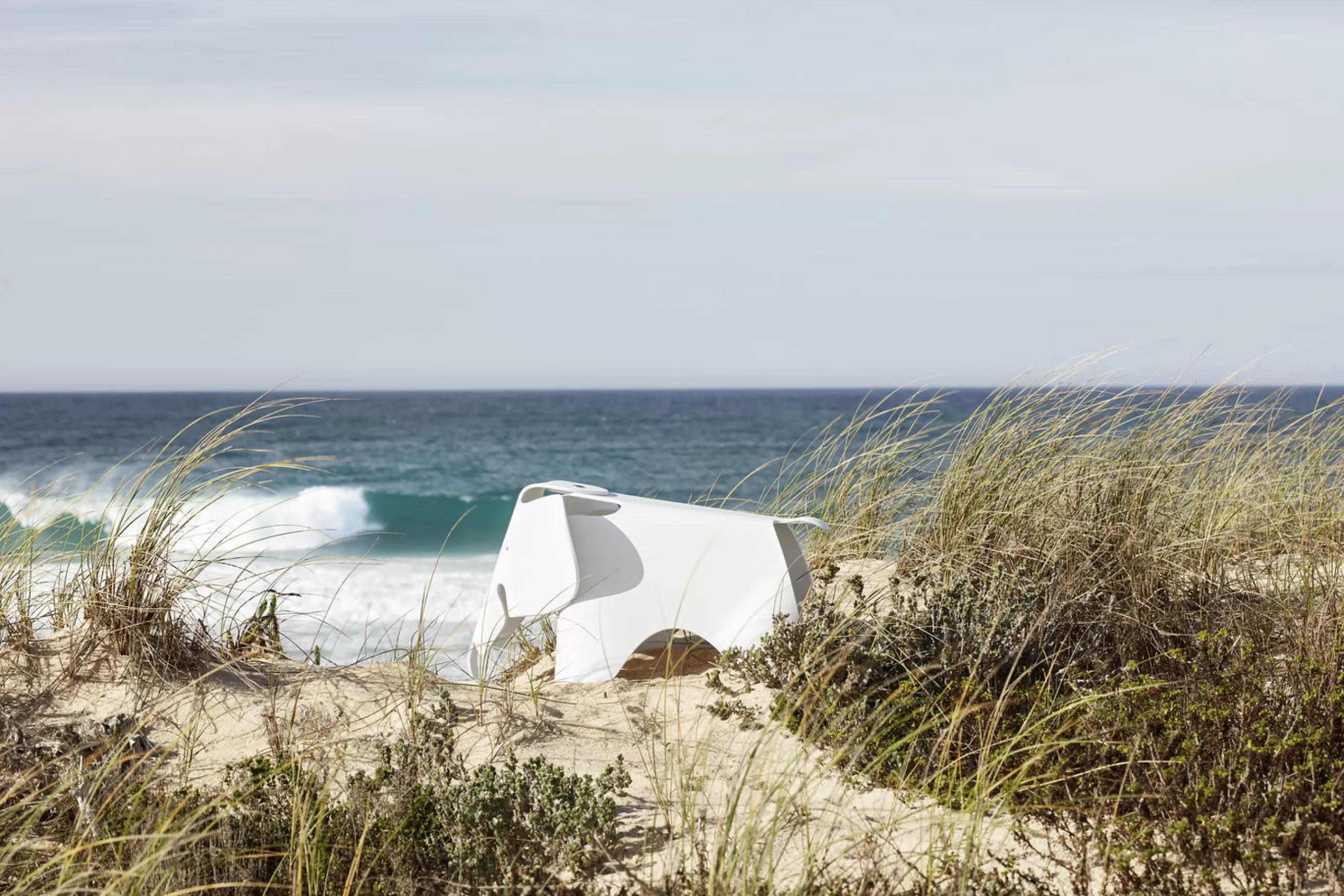 Déco Et Accessoires De Jardin>Vitra Décoration Eames Elephant (1945) Plastique/ L 78,5 Cm - Blanc