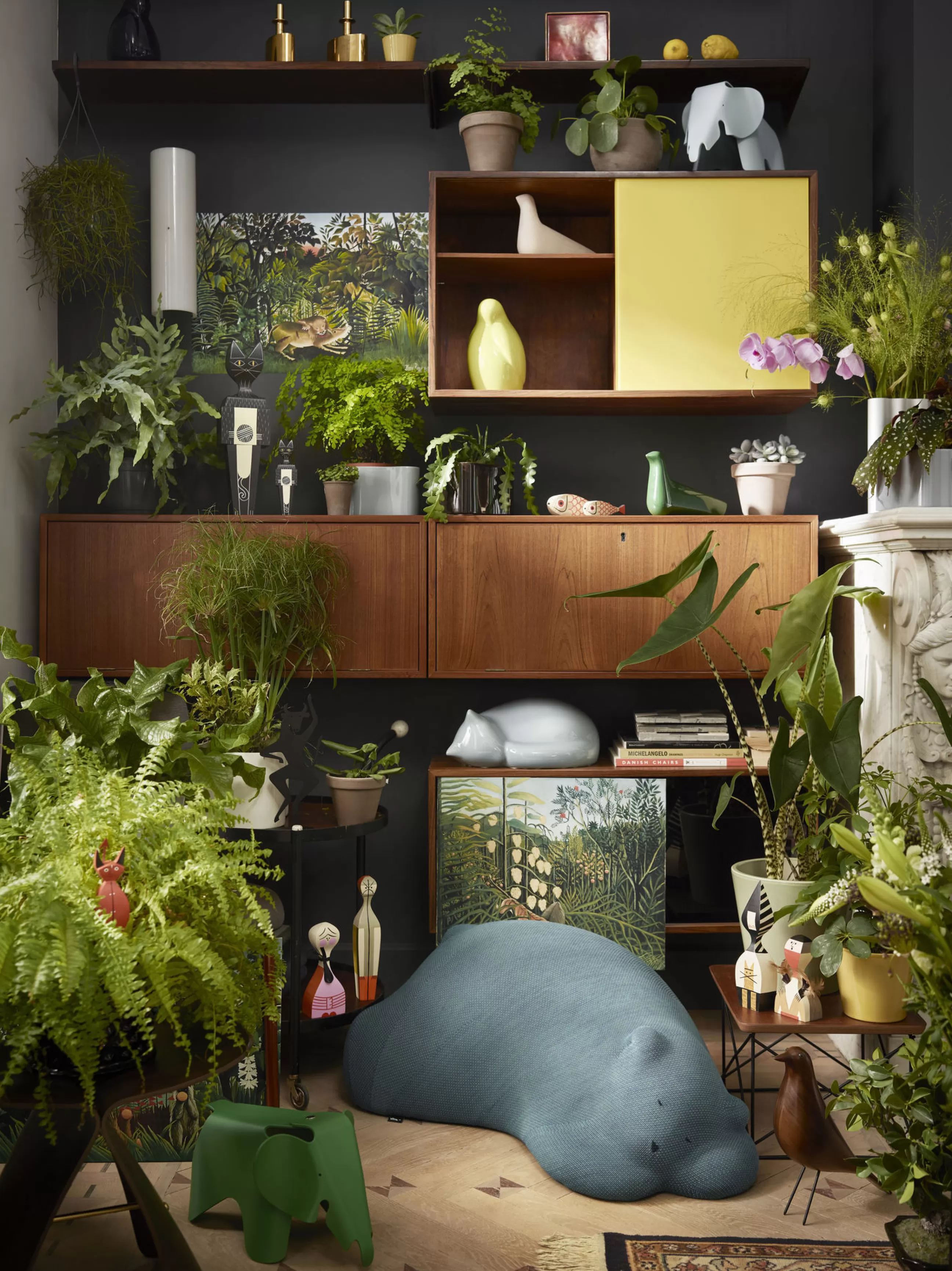 Déco Et Accessoires De Jardin>Vitra Décoration Eames Elephant Plastique Vert / Small (1945) - L 39 Cm / Polypropylene - Vert Palmier