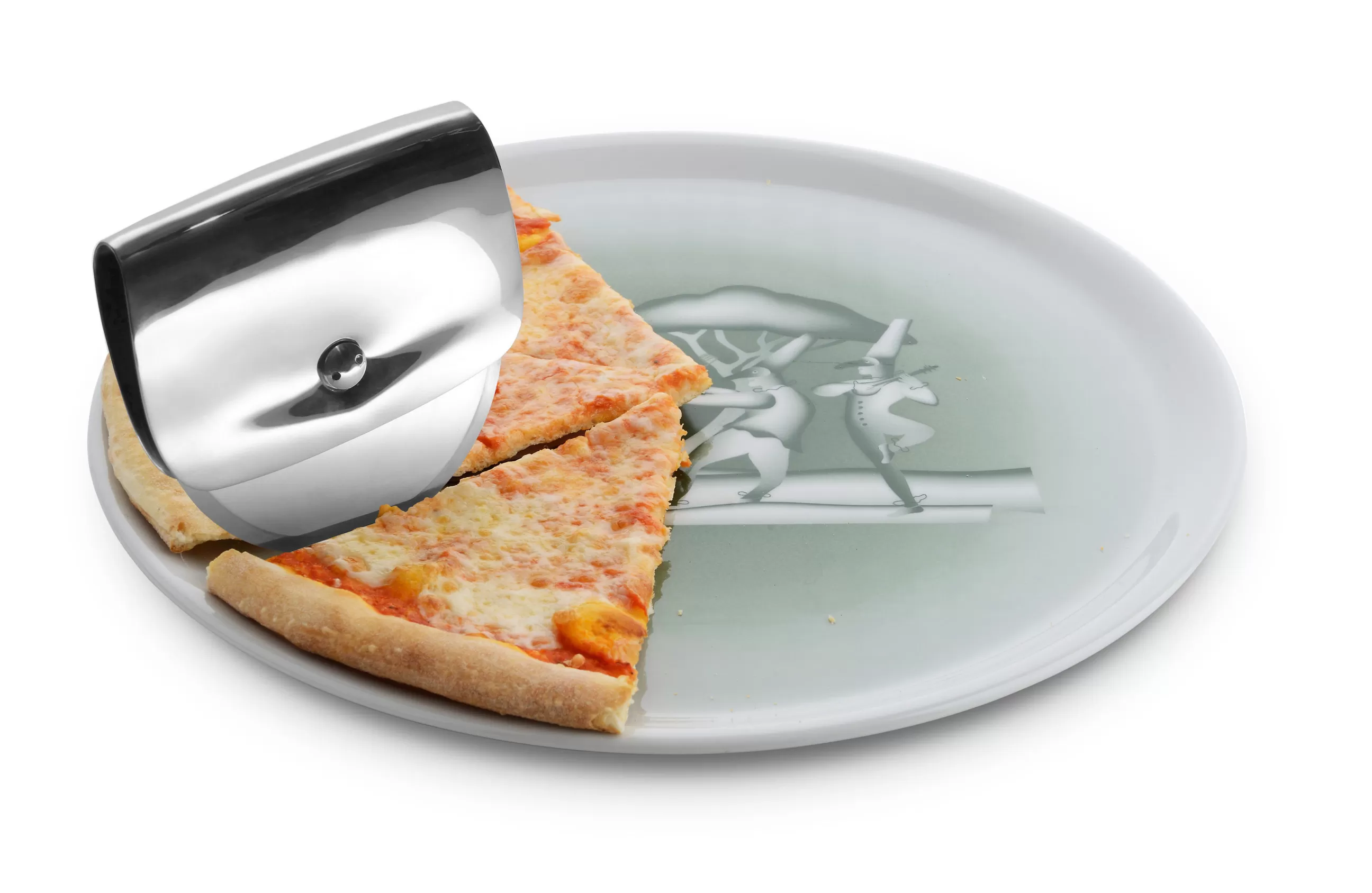 Couteaux Et Planches À Découper>Alessi Découpe-Pizza Taio Metal - Acier Brillant