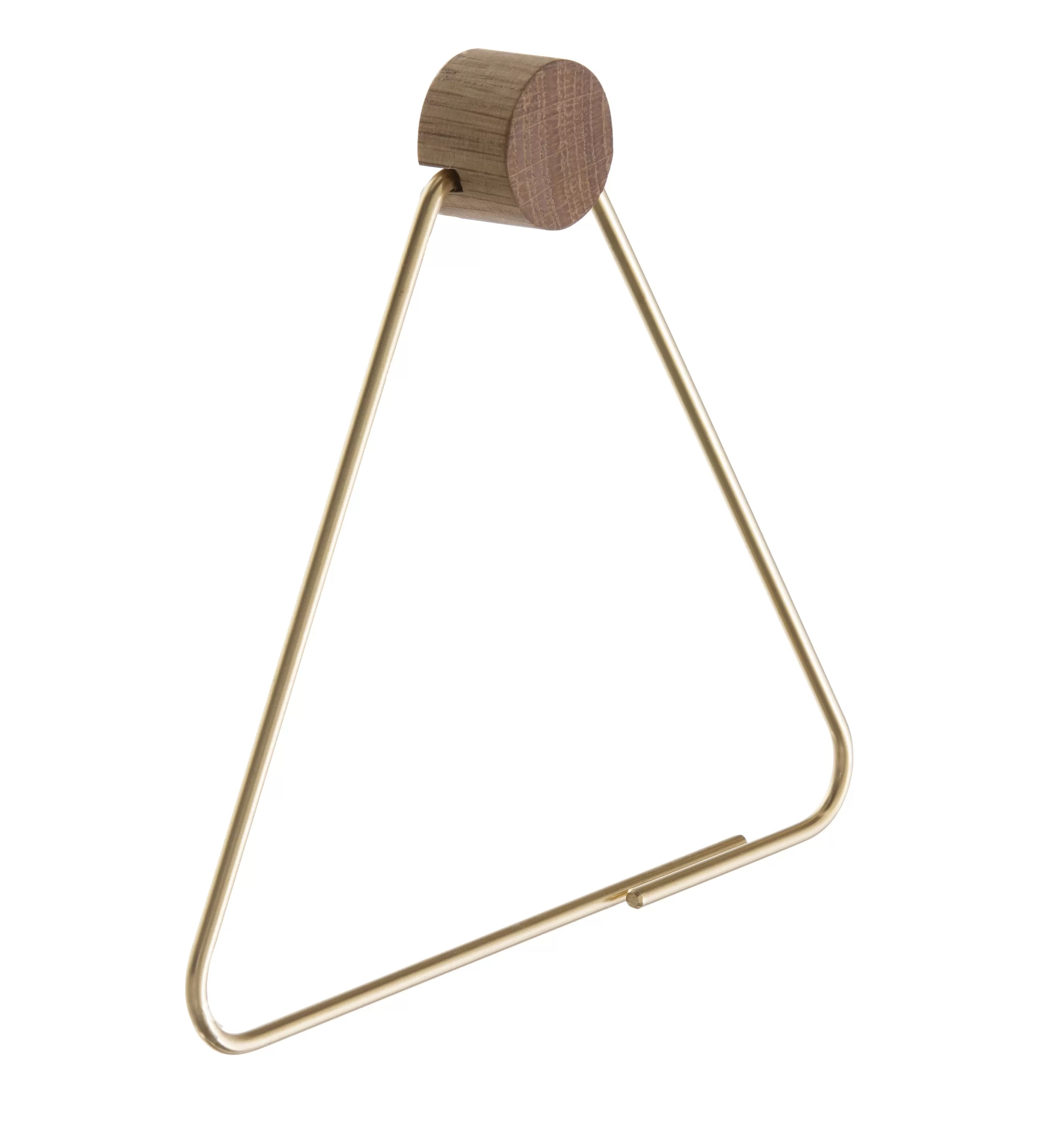 Accessoires Salle De Bains>Ferm Living Derouleur De Papier Toilette Brass Bois Or Bois Naturel Metal - Bois Naturel - Laiton