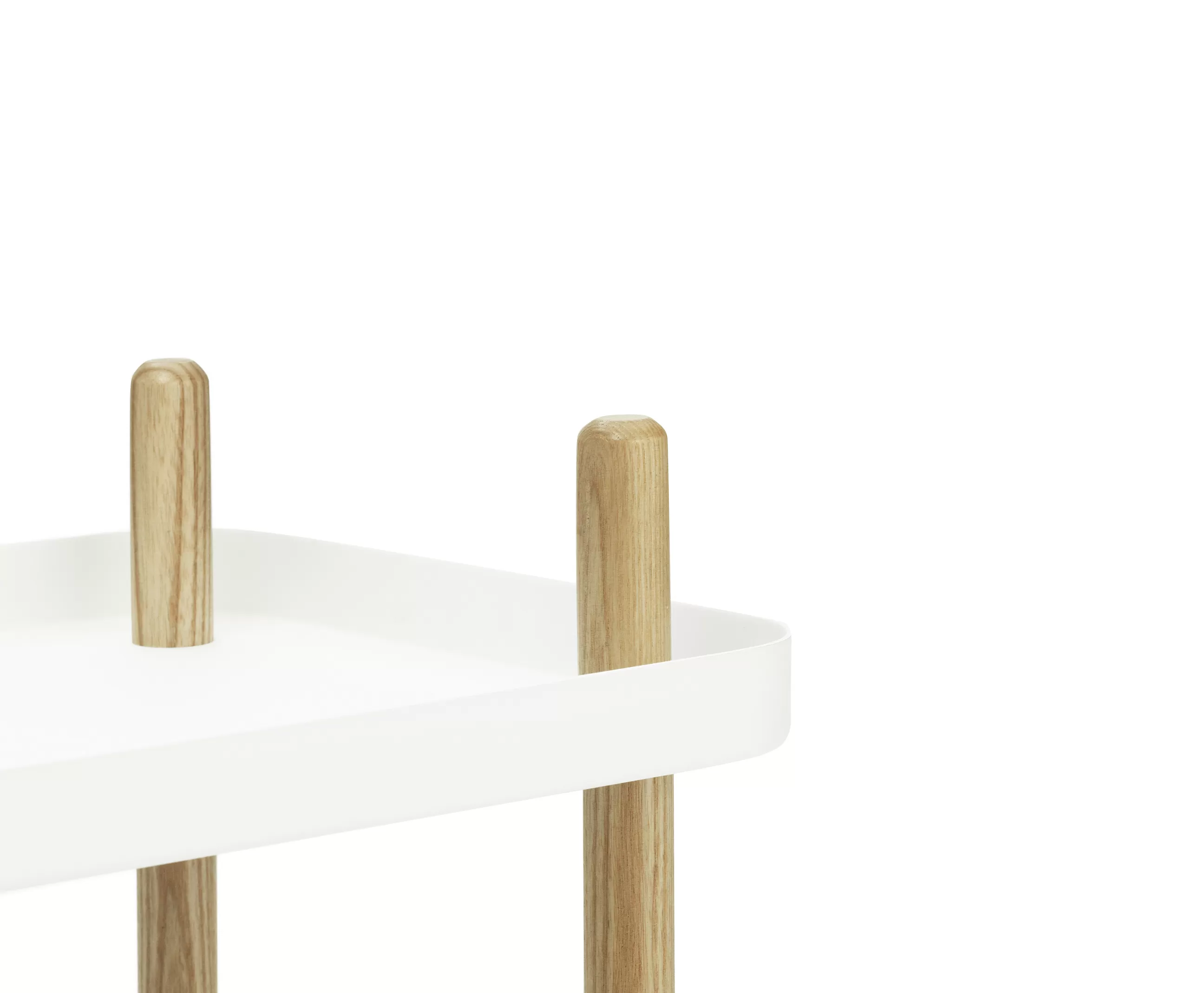 Compléments D'Ameublement>Normann Copenhagen Desserte Block Metal/ 50 X 35 Cm - Blanc