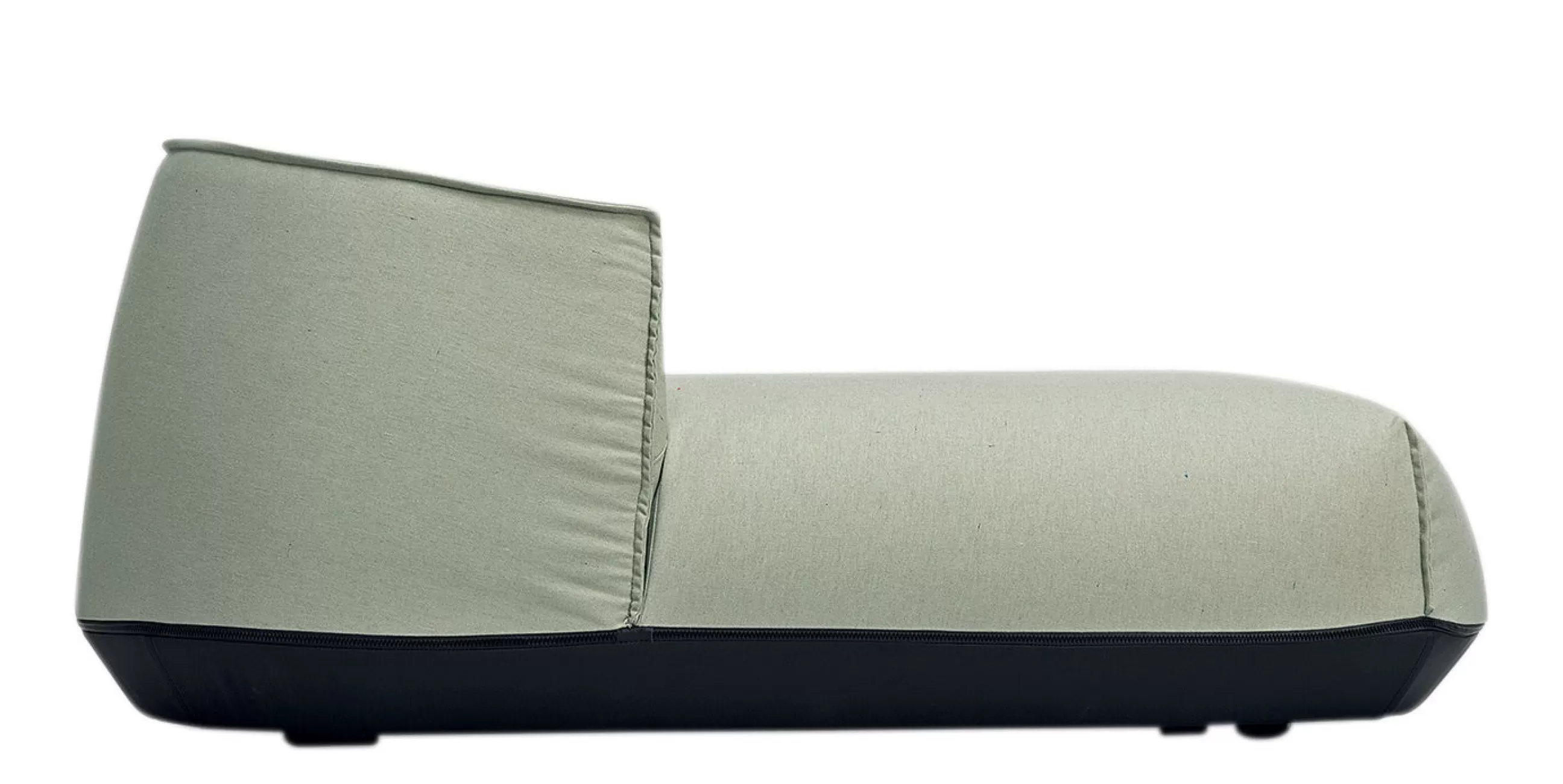 Bains De Soleil Chaises Longues Et Hamacs>Kristalia Dormeuse Exterieur Brioni Outdoor Tissu Vert / L 107 X P 156 Cm - Rembourre - Noir - Vert Mousse