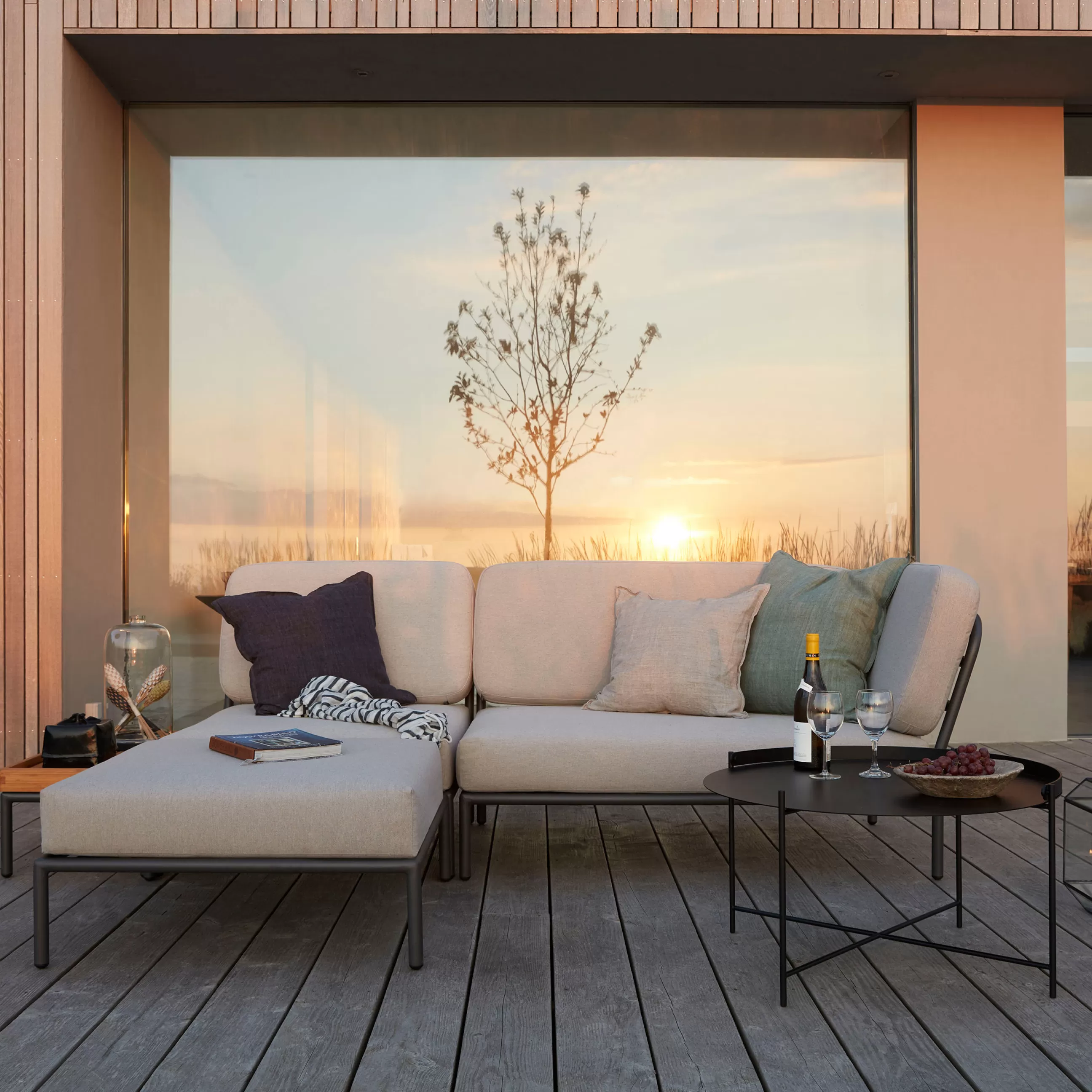 Bains De Soleil Chaises Longues Et Hamacs>Houe Dormeuse Exterieur Level Tissu Beige / P 139 Cm - Beige Ash