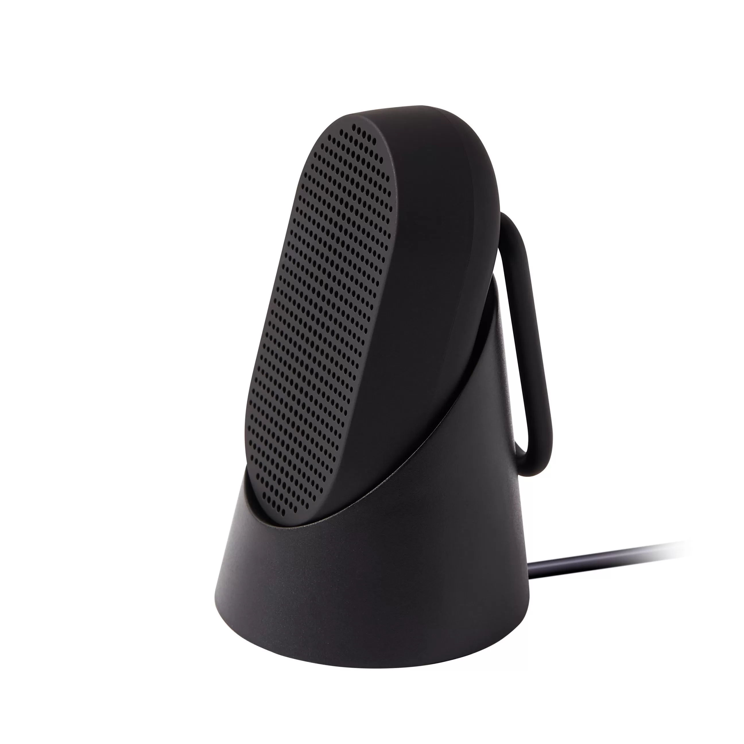 Enceintes Audio Son>Lexon Enceinte Bluetooth Mino T - 5W Plastique Noir / Etanche - Mousqueton Integre / Station D'Accueil - Noir Mat