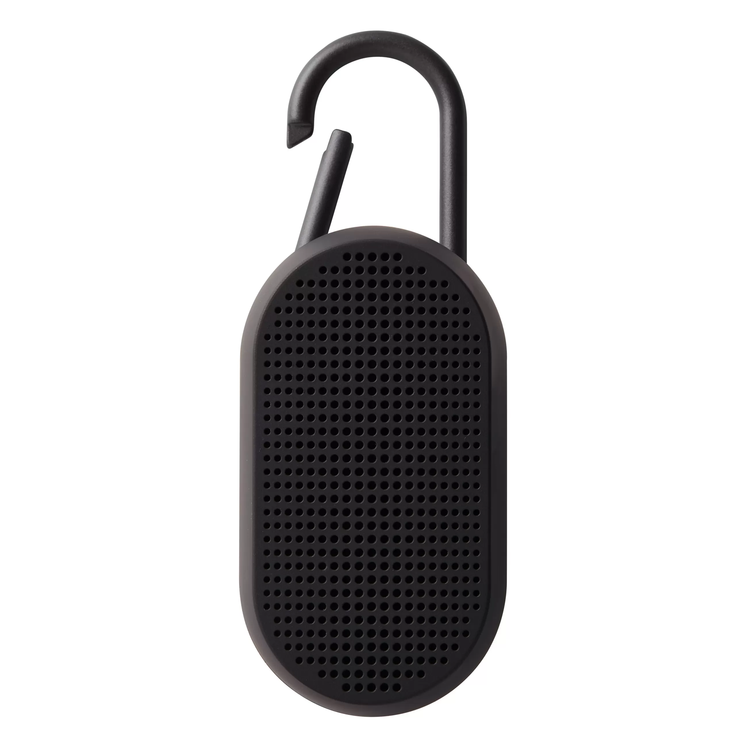 Enceintes Audio Son>Lexon Enceinte Bluetooth Mino T - 5W Plastique Noir / Etanche - Mousqueton Integre / Station D'Accueil - Noir Mat