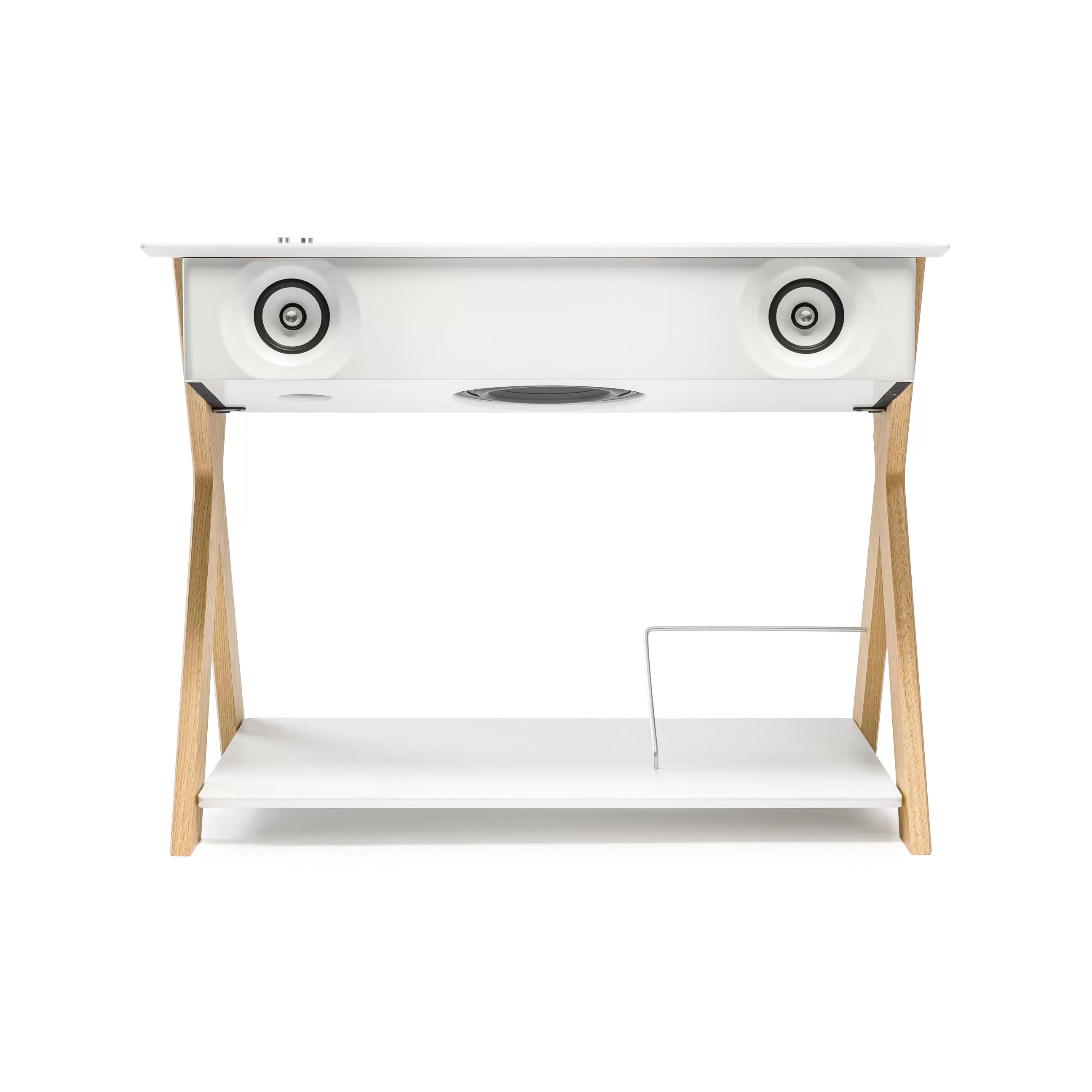 Enceintes Audio Son>La Boite Concept Enceinte Haute Fidelite Lx X Bois Naturel / L 76 X P 51,5 X H 57 Cm - Anthracite - Chene