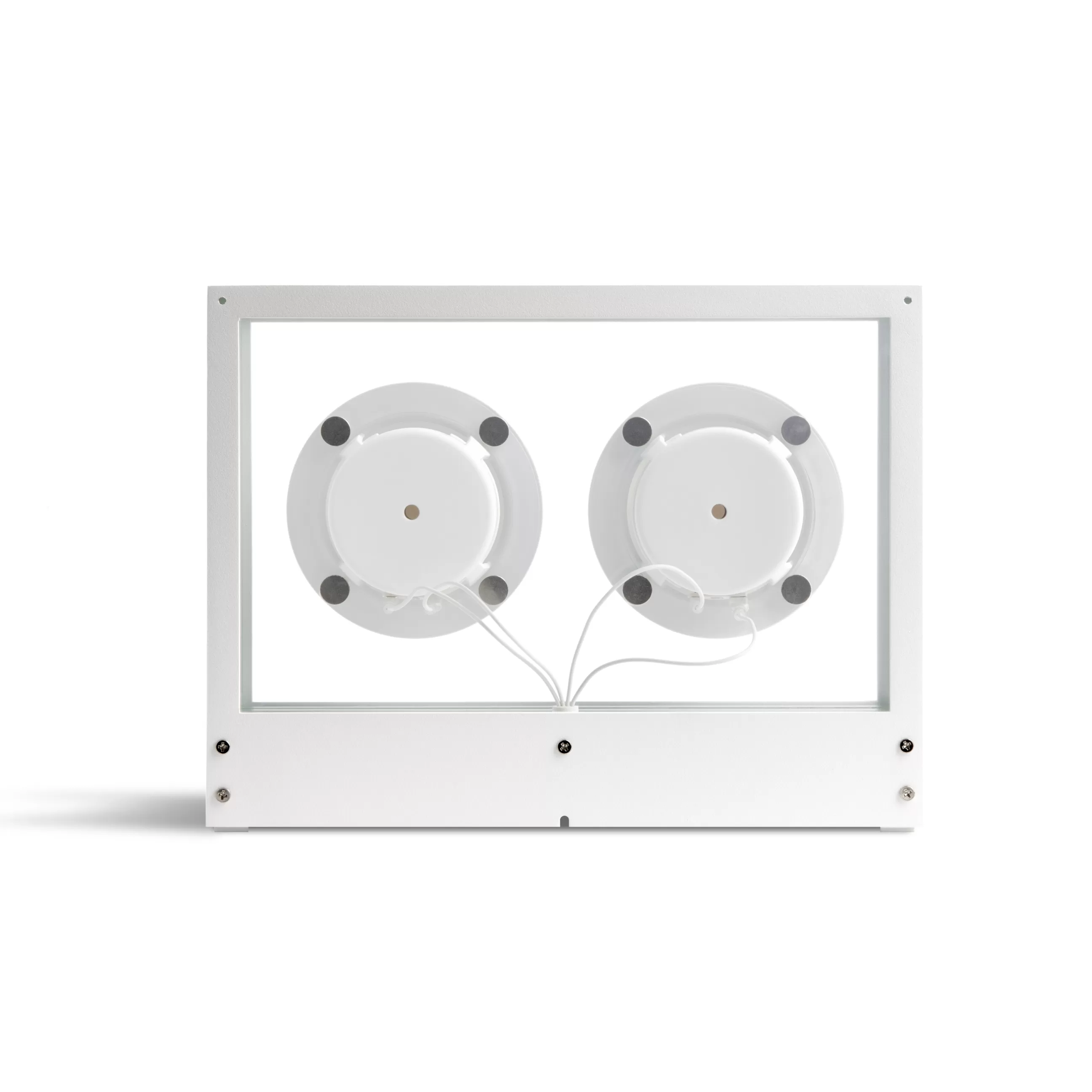 Enceintes Audio Son>Transparent Speaker Enceinte Small Verre Blanc Transparent / L 26 X H 20 Cm - Verre Trempe - Blanc - Transparent