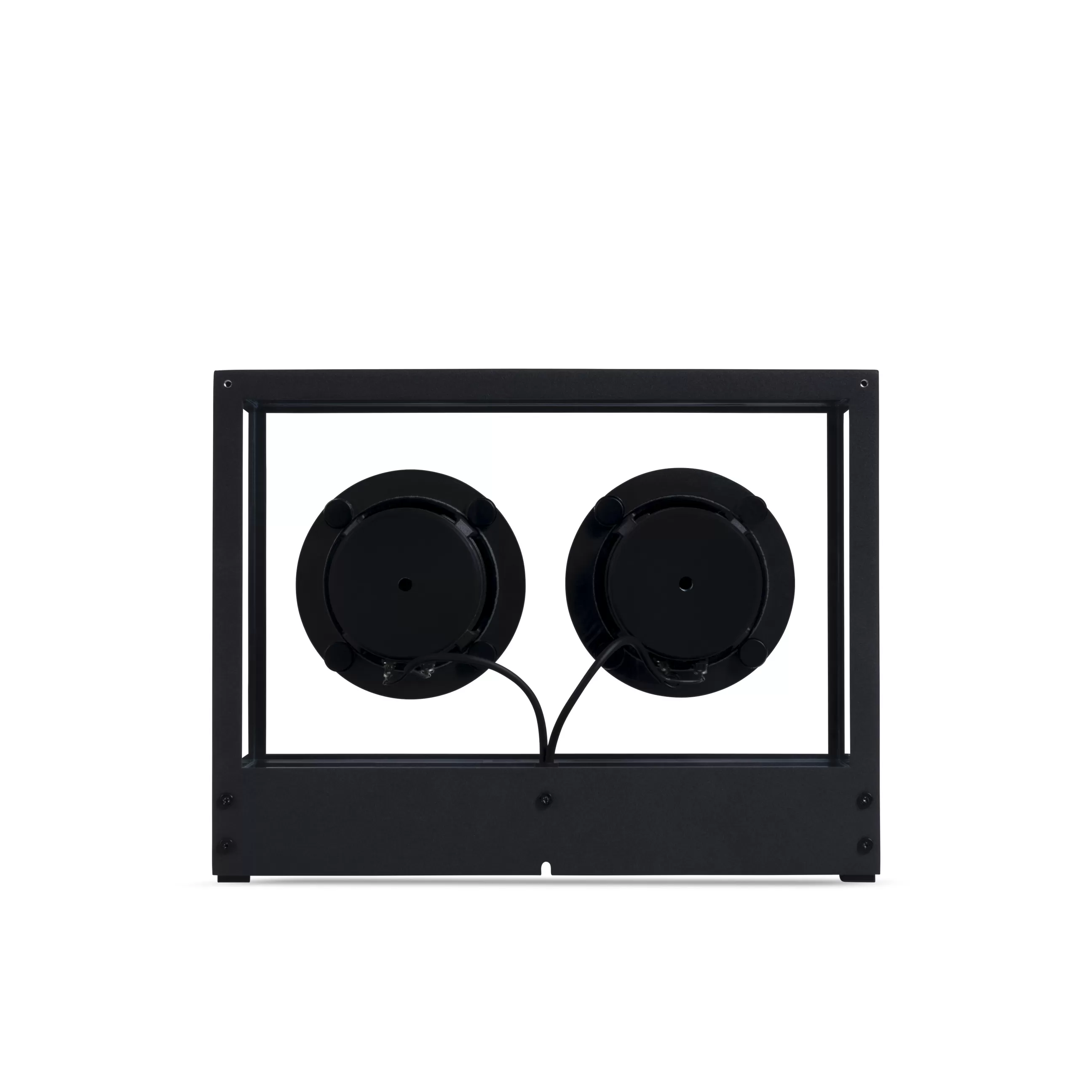 Enceintes Audio Son>Transparent Speaker Enceinte Small Verre Noir Transparent / L 26 X H 20 Cm - Verre Trempe - Noir - Transparent
