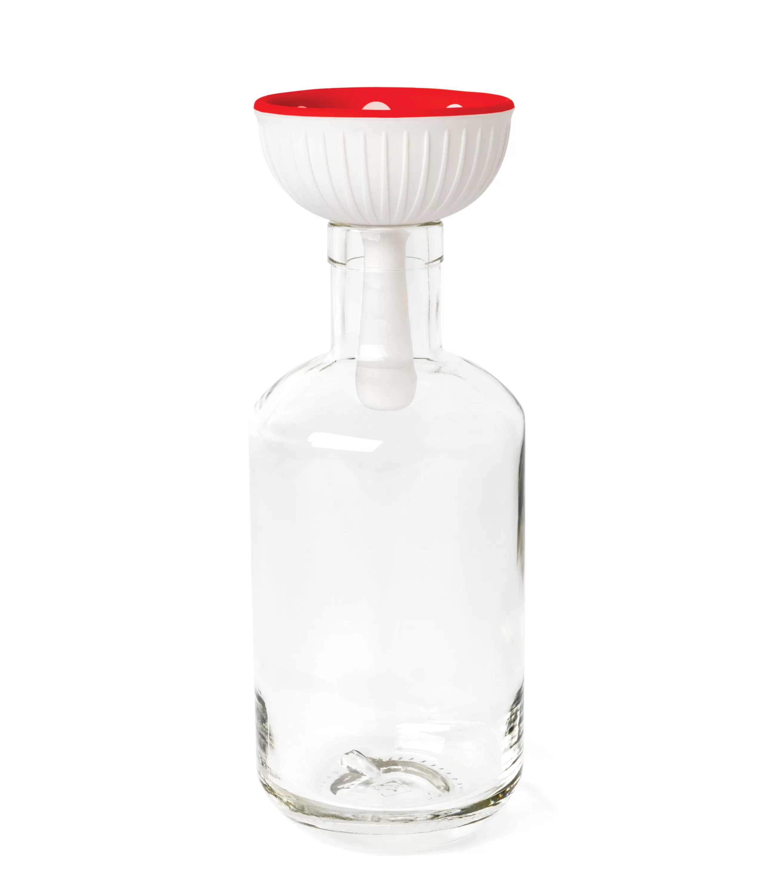 Ustensiles De Cuisines>Pa Design Entonnoir Magic Mushroom Plastique Blanc Rouge / Silicone Souple - Blanc - Rouge