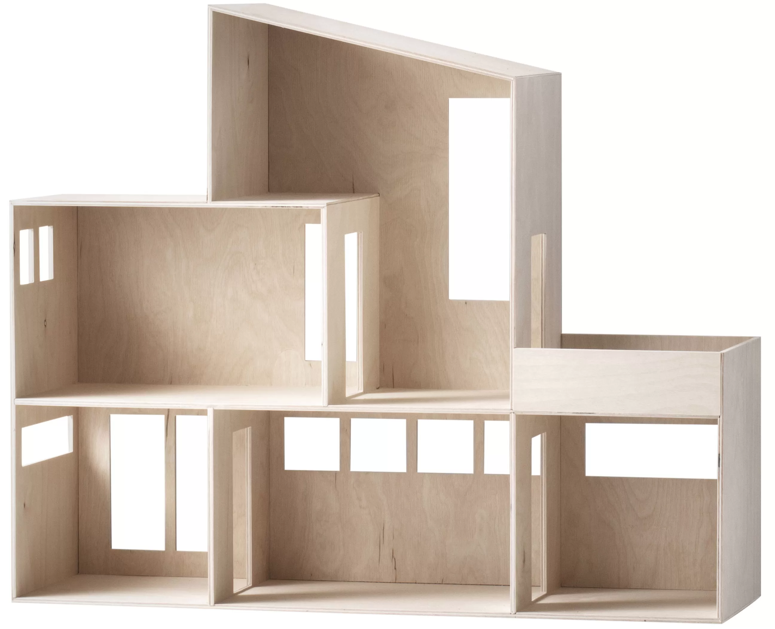 Mobilier Kids>Ferm Living Etagere Funkis House Large/ Maison De Poupees - L 66 X H 55 X Prof. 20 Cm - Bois Naturel