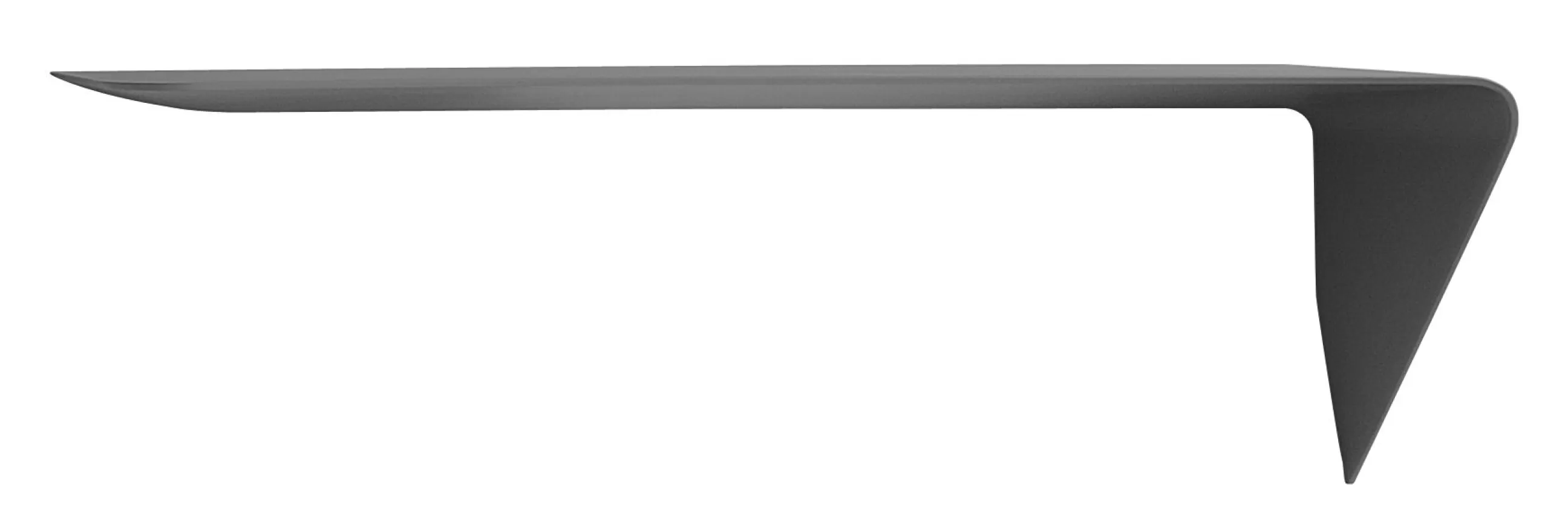 Consoles>MDF Italia Etagere Mamba Light Bois/ Bureau Suspendu - Angle Droite - L 134 X H 44 Cm - Gris