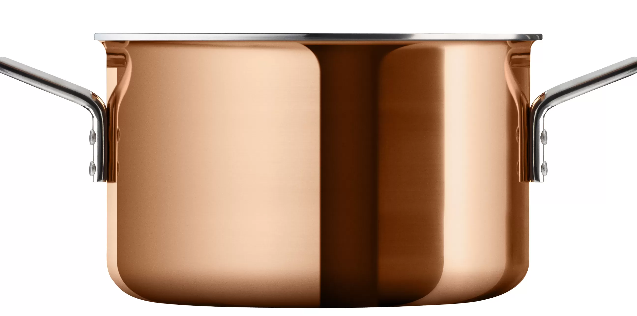 Plats Et Cuisson>Eva Trio Faitout Copper Metal/ O 20 Cm - 3,9 L - Cuivre