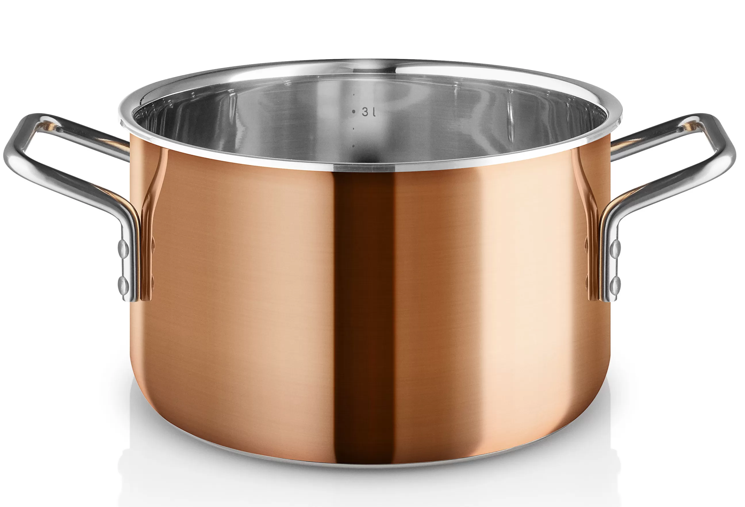 Plats Et Cuisson>Eva Trio Faitout Copper Metal/ O 20 Cm - 3,9 L - Cuivre