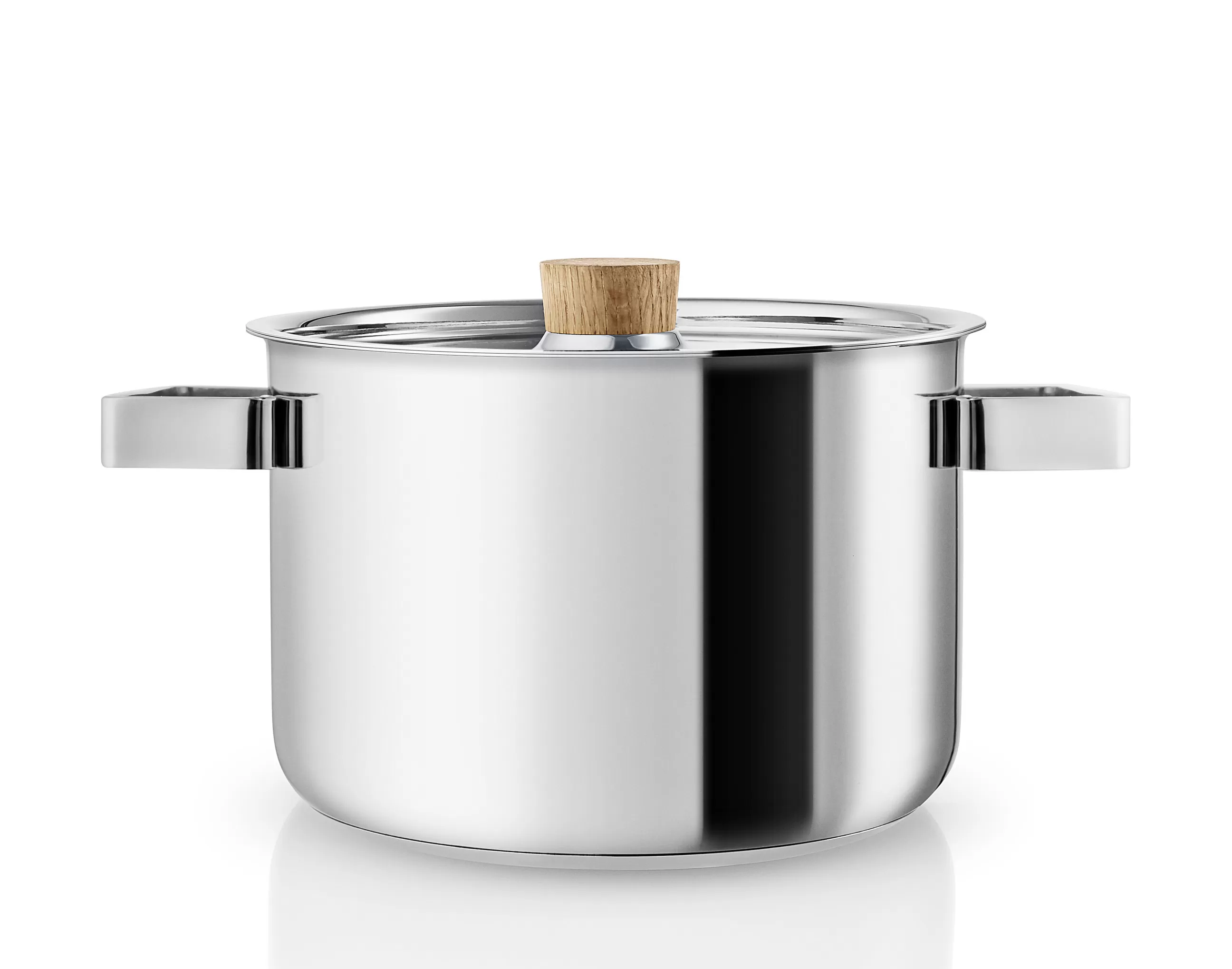 Plats Et Cuisson>Eva Solo Faitout Nordic Kitchen Bois Bois Naturel Metal / 3 L - Avec Couvercle - Chene - Inox