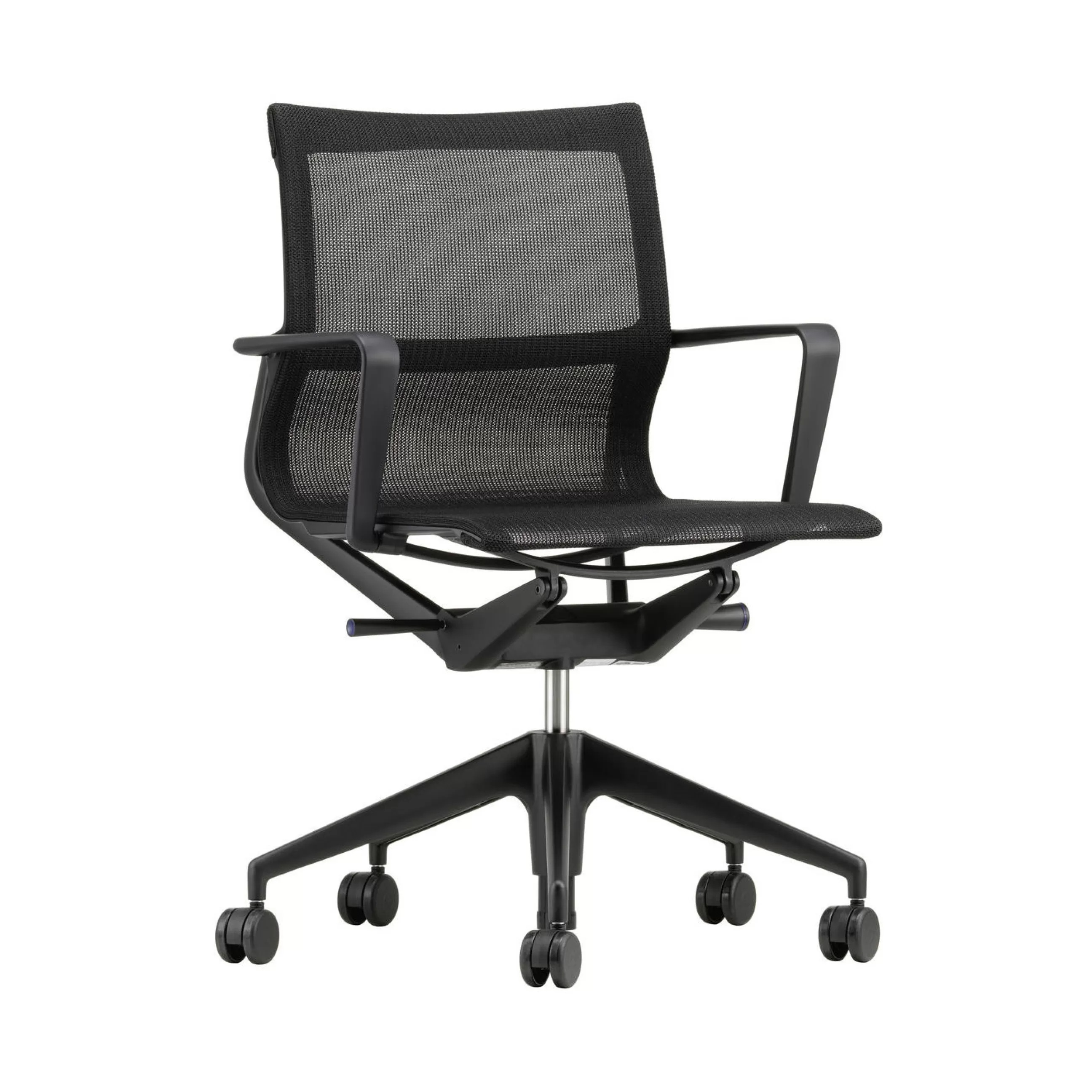 Fauteuils De Bureau>Vitra Fauteuil A Roulettes Physix Tissu / Tissu Resille - Noir