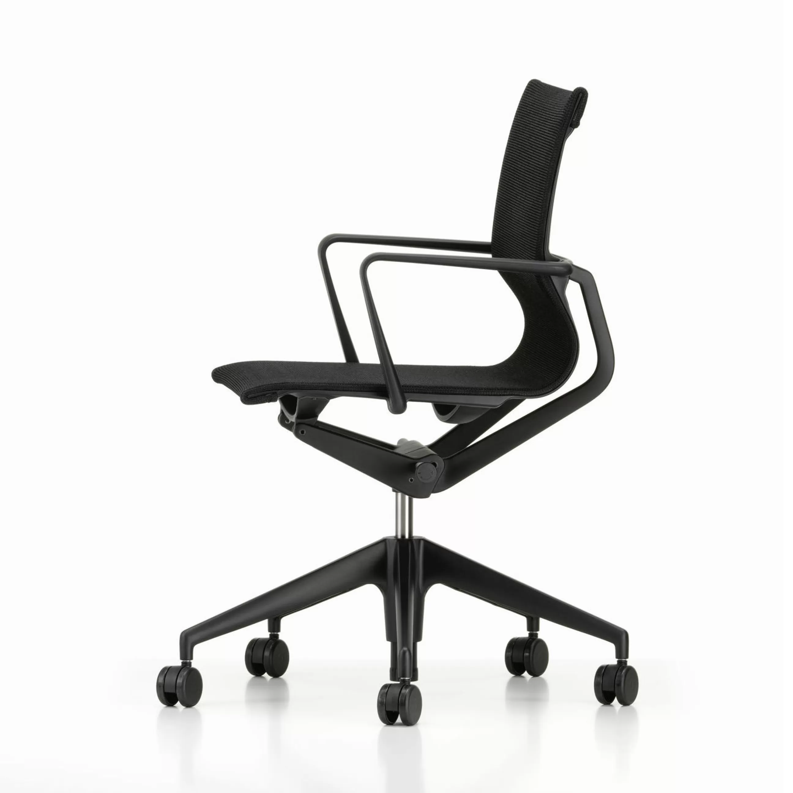 Fauteuils De Bureau>Vitra Fauteuil A Roulettes Physix Tissu / Tissu Resille - Noir