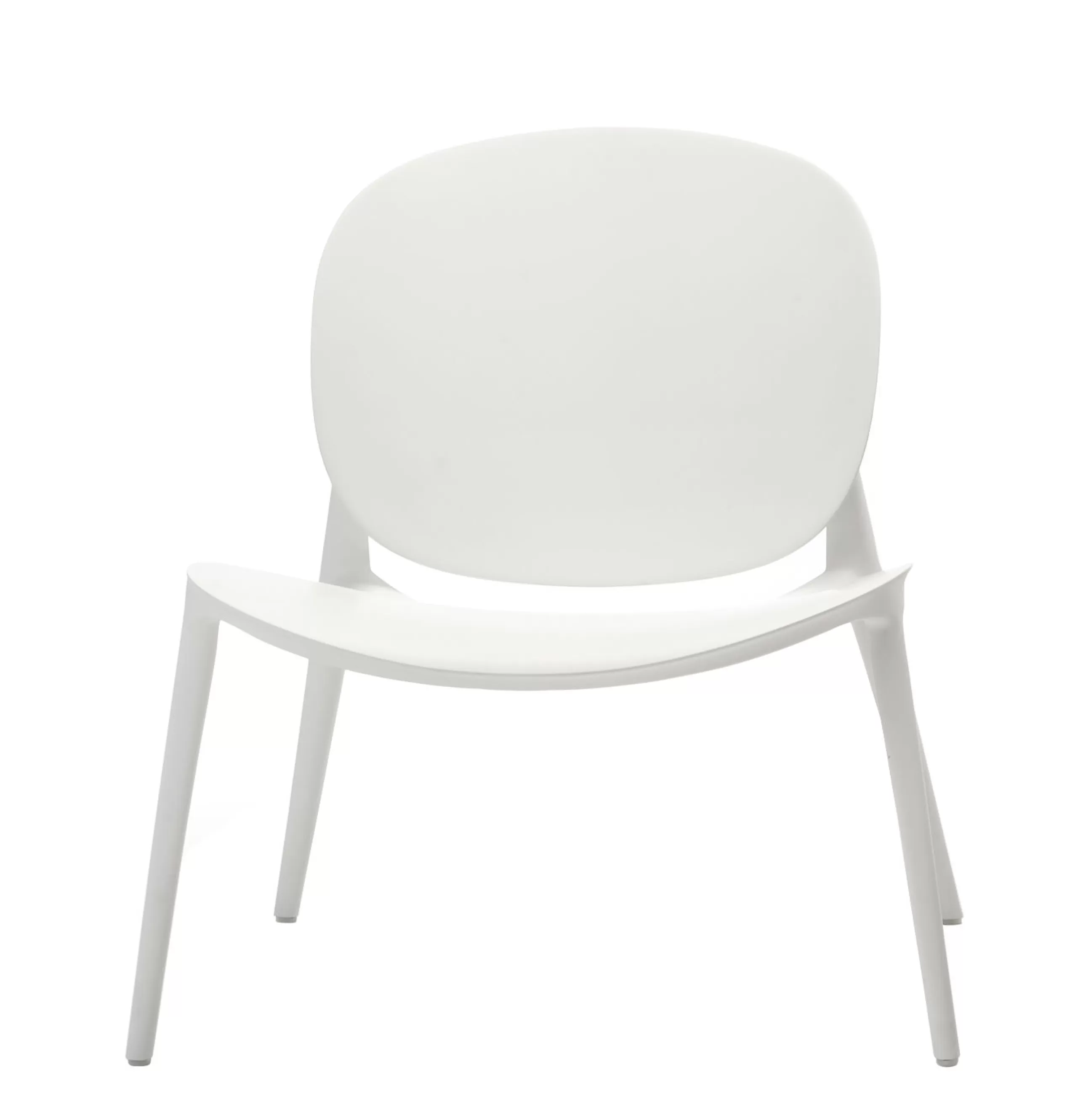 Fauteuils De Jardin>Kartell Fauteuil Bas Be Bop Plastique/ Indoor / Outdoor - Blanc